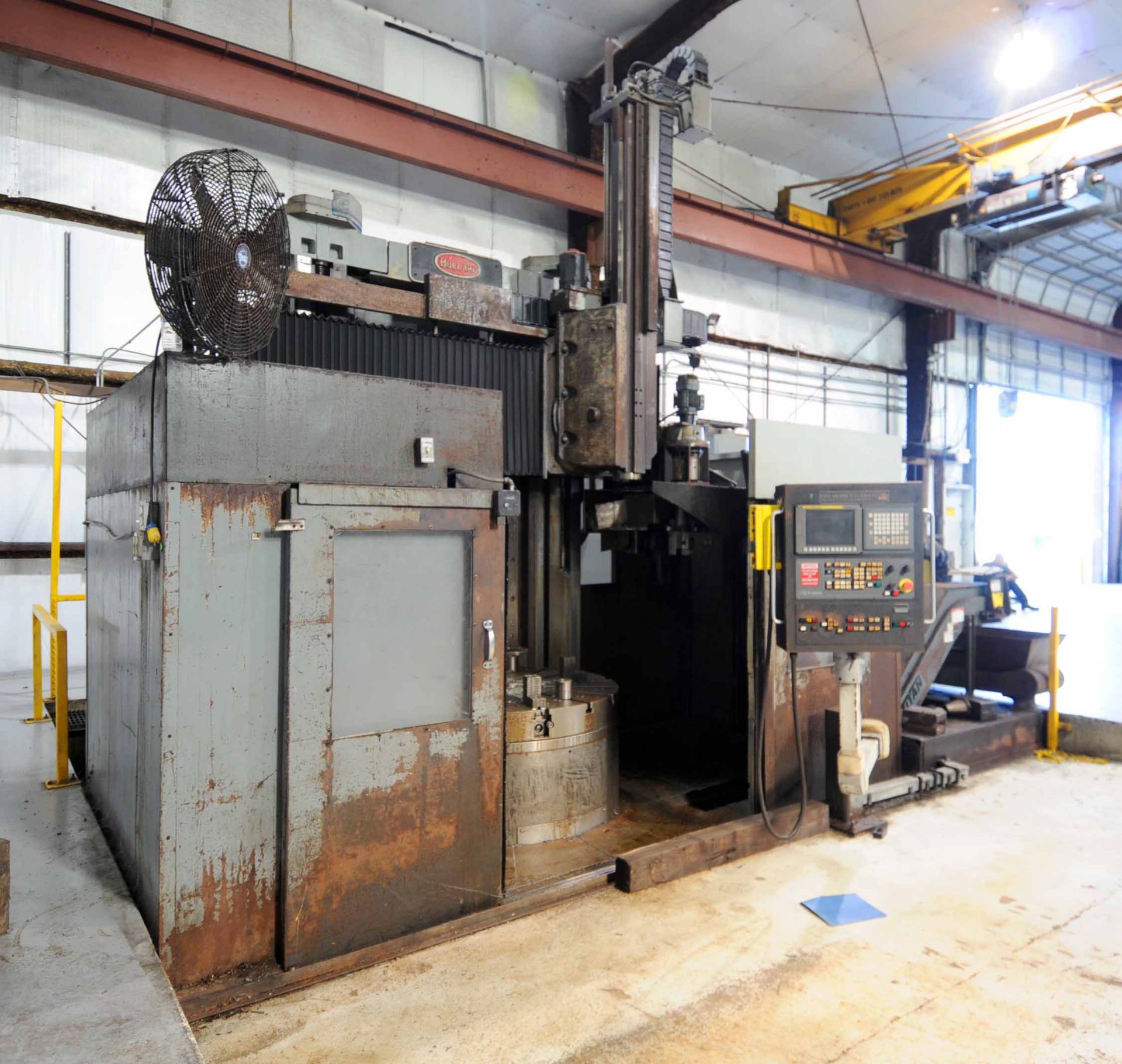 CNC VERTICAL BORING MILL, BULLARD 56" DYNATAPE, retrofitted 9/2008 by Essex Machine Tool Services,