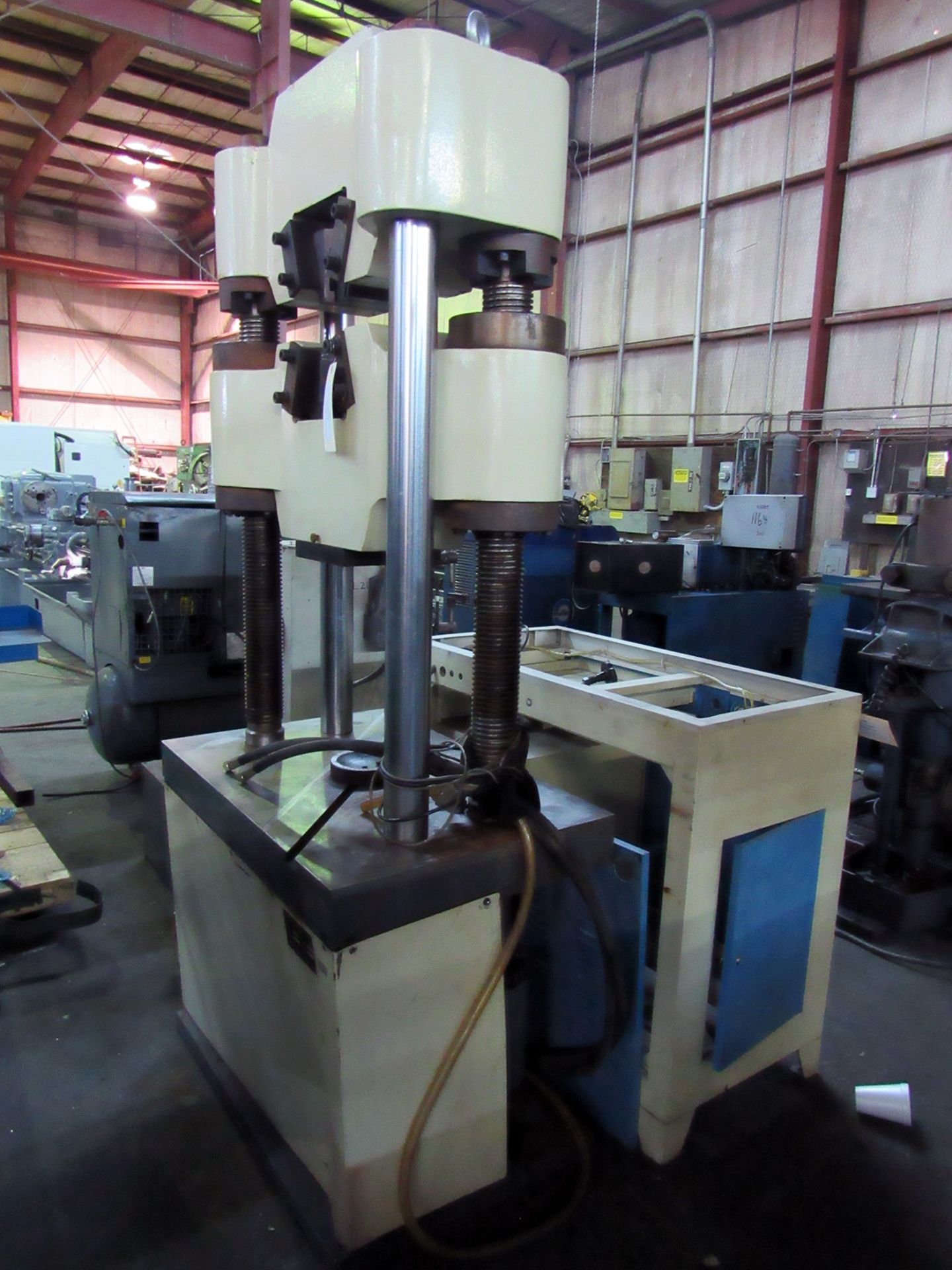 CNC TENSILE TESTER, JINAN 100 T. CAP., w/ control unit (hydraulic tank missing) - Image 2 of 6