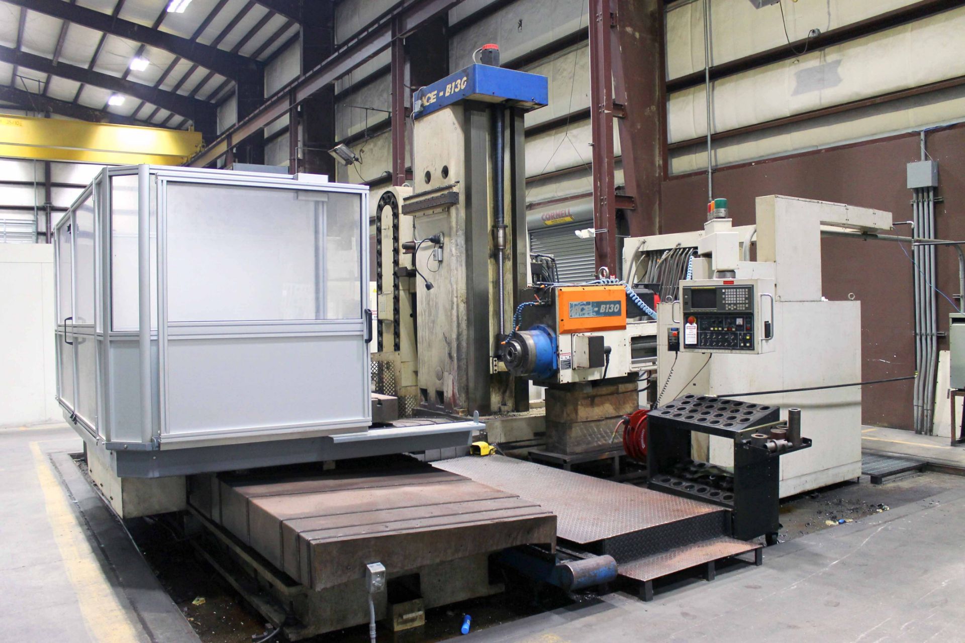 CNC HORIZONTAL MACHINING CENTER, DAEWOO MDL. ACE-B130, Fanuc Series 16-M CNC control, 5.12” spindle, - Image 3 of 9