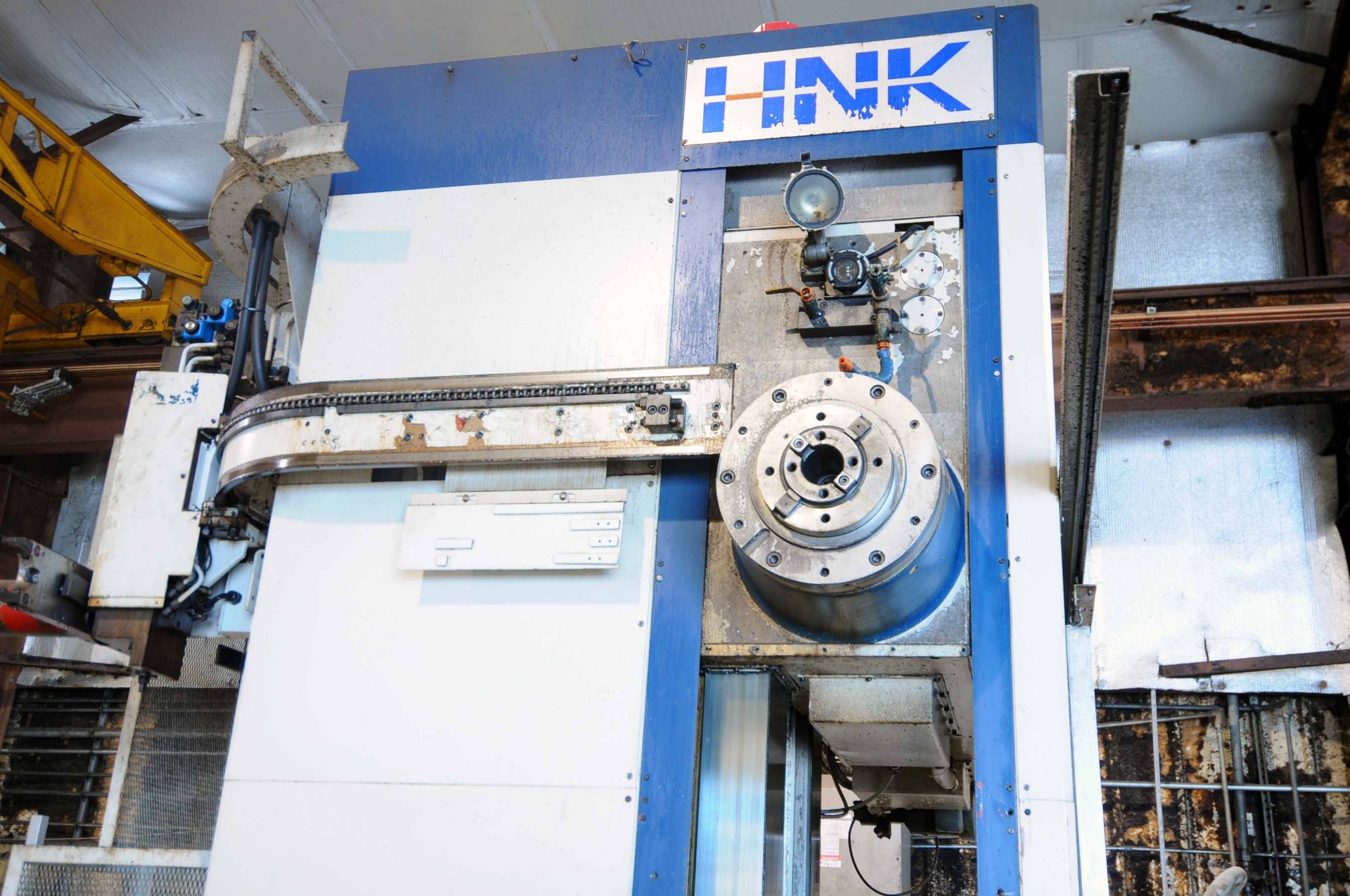 CNC HORIZONTAL BORING MILL, HNK MDL. HB-130CX, new 12/2000, Fanuc Series 16M CNC control, 130mm - Image 5 of 7