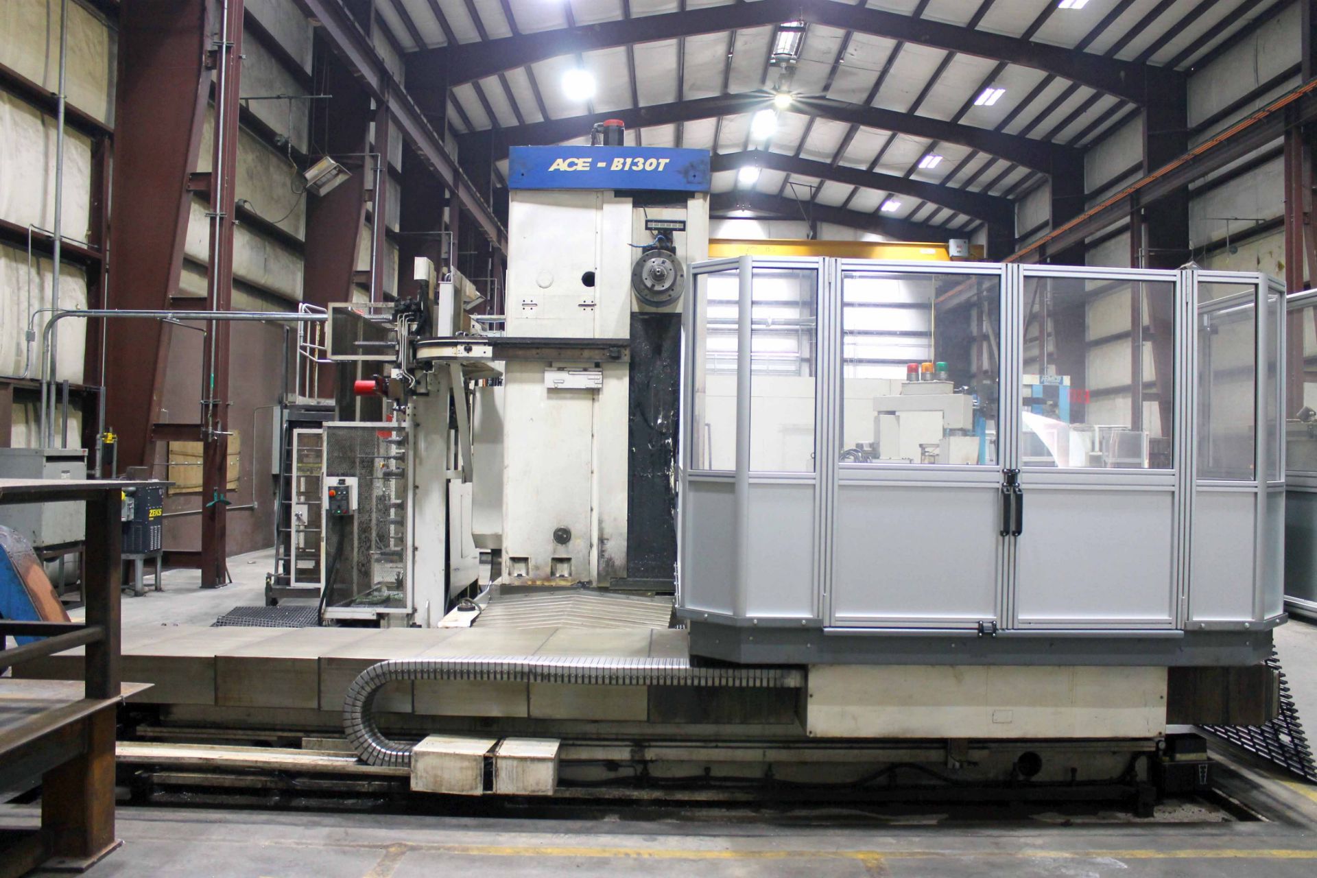 CNC HORIZONTAL BORING MILL, DAEWOO ACE MDL. B130T, est. new 2002, Fanuc Series 16i-M CNC control,