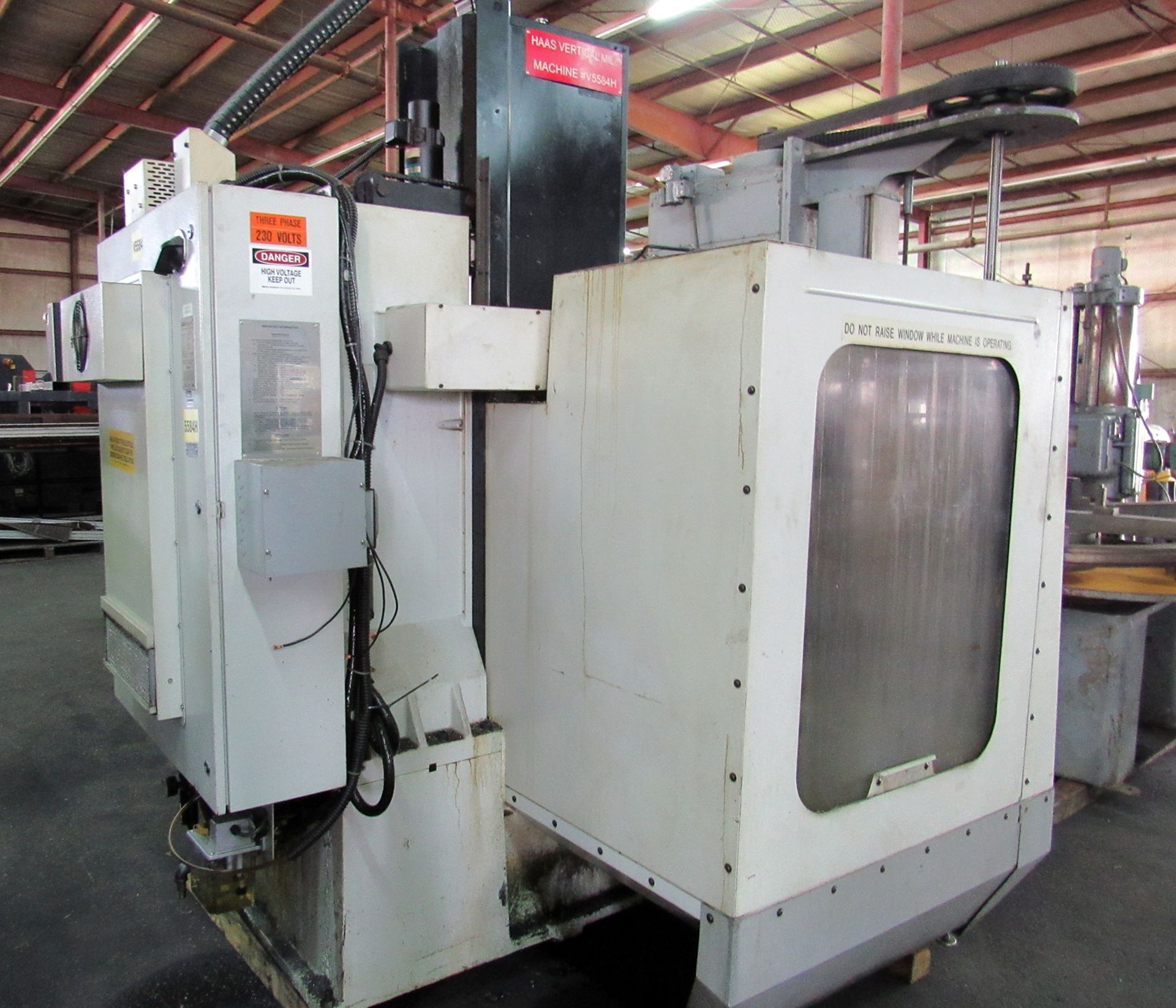 CNC VERTICAL MACHINING CENTER, HAAS MDL. VF-1, new 1994, 26" x 14" tbl., CT-40 spndl. taper, 7,500 - Image 9 of 10