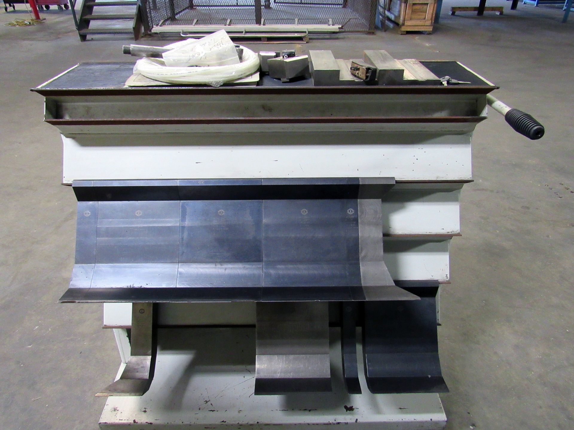 BENDING/FOLDING SYSTEM, RAS GIGABEND MD. 7630, new 2006, 1/4" x 125" cap., 61" rectangular backgauge - Bild 6 aus 8