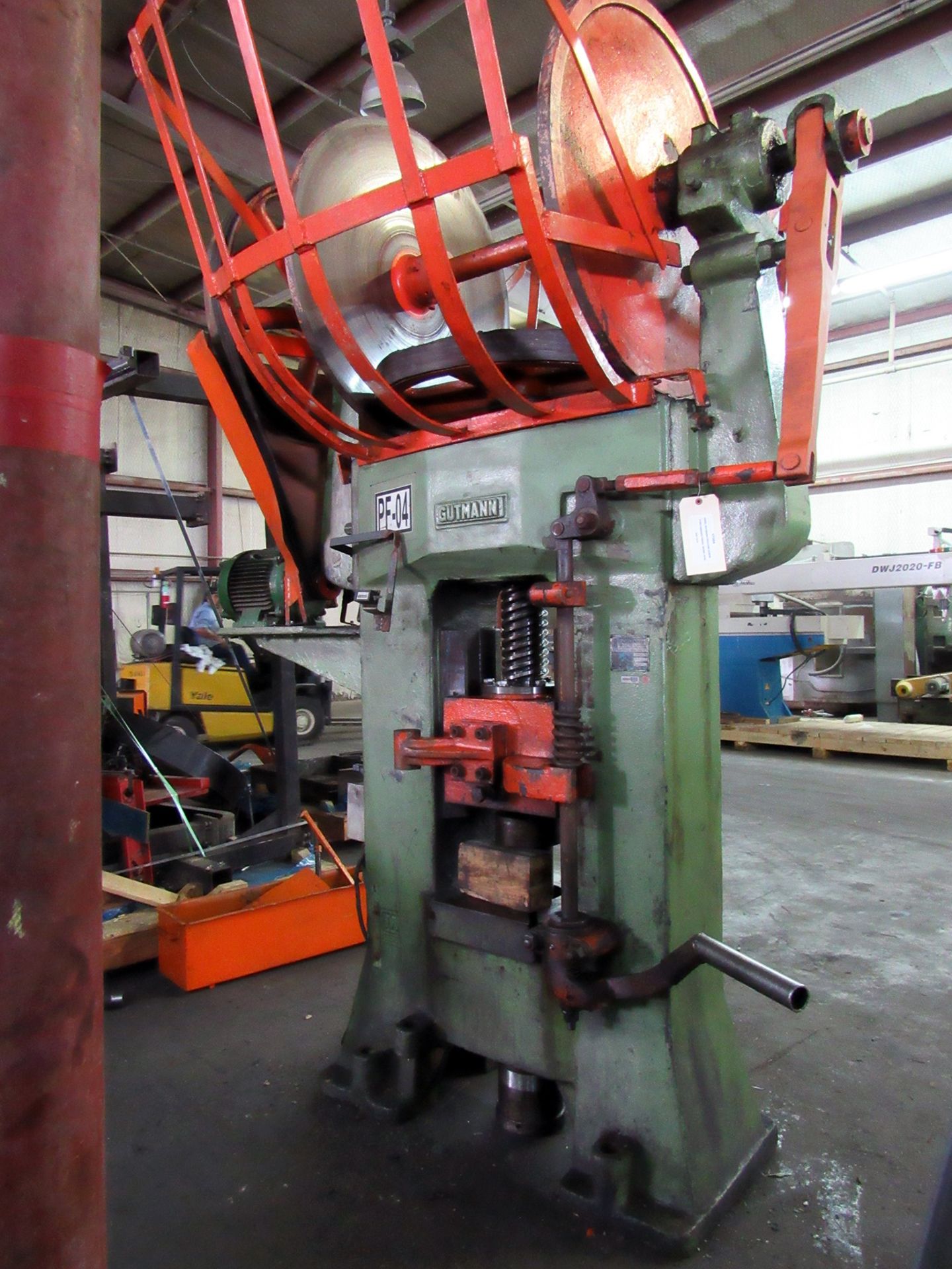 FRICTION SCREW-TYPE FORGING PRESS, GUTMANN MDL. PF80, 80 T., 13.5" X 17" bed area, 8" stroke, 16" - Image 3 of 14