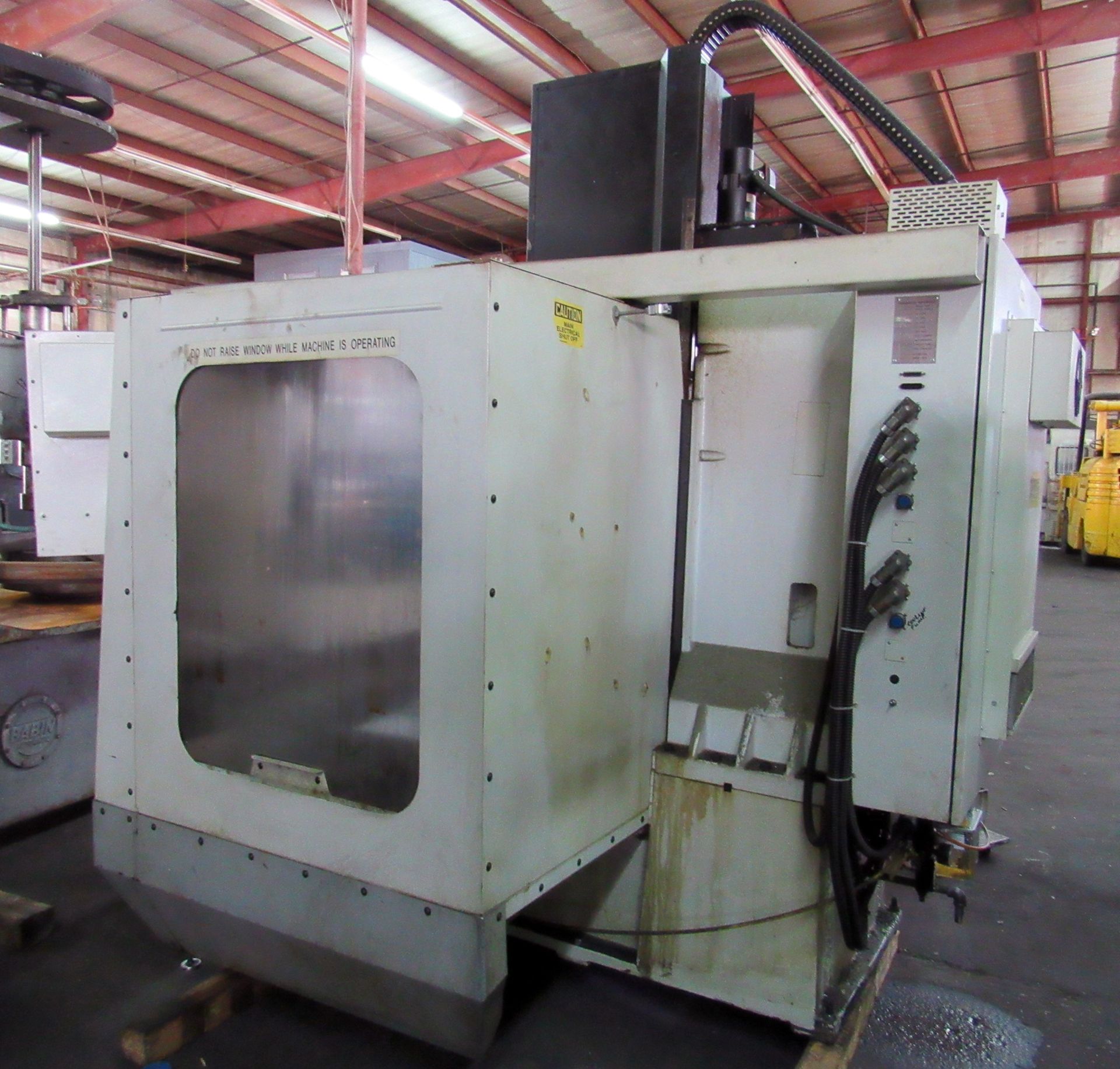 CNC VERTICAL MACHINING CENTER, HAAS MDL. VF-1, new 1994, 26" x 14" tbl., CT-40 spndl. taper, 7,500 - Image 10 of 10
