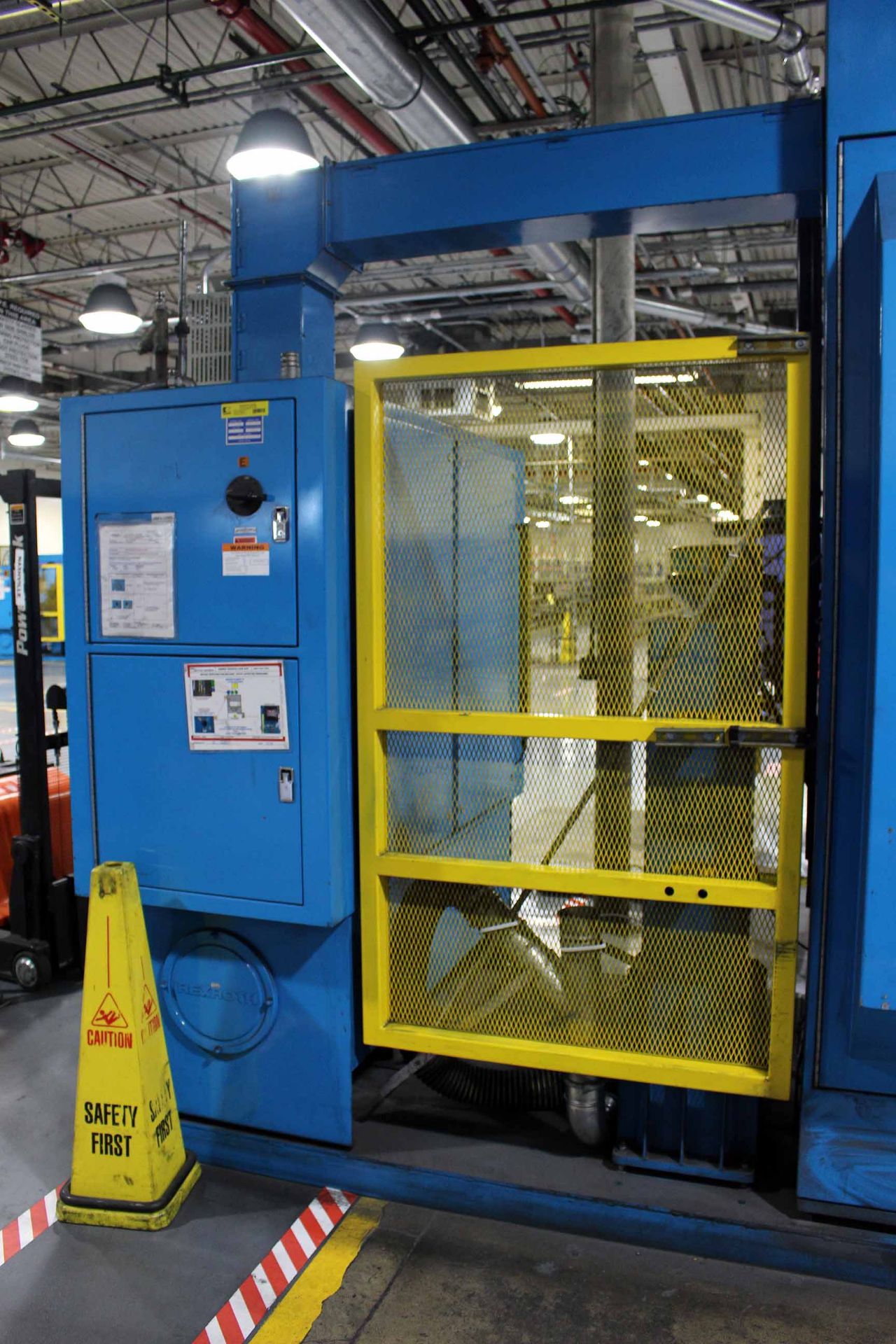 HYDRAULIC POWDER PRESS, TELEDYNE PRESS SYSTEMS 70 T. CAP. MDL. 70TCNC, 70 T. cap. @ 3,500 PSI, 14" - Image 3 of 5