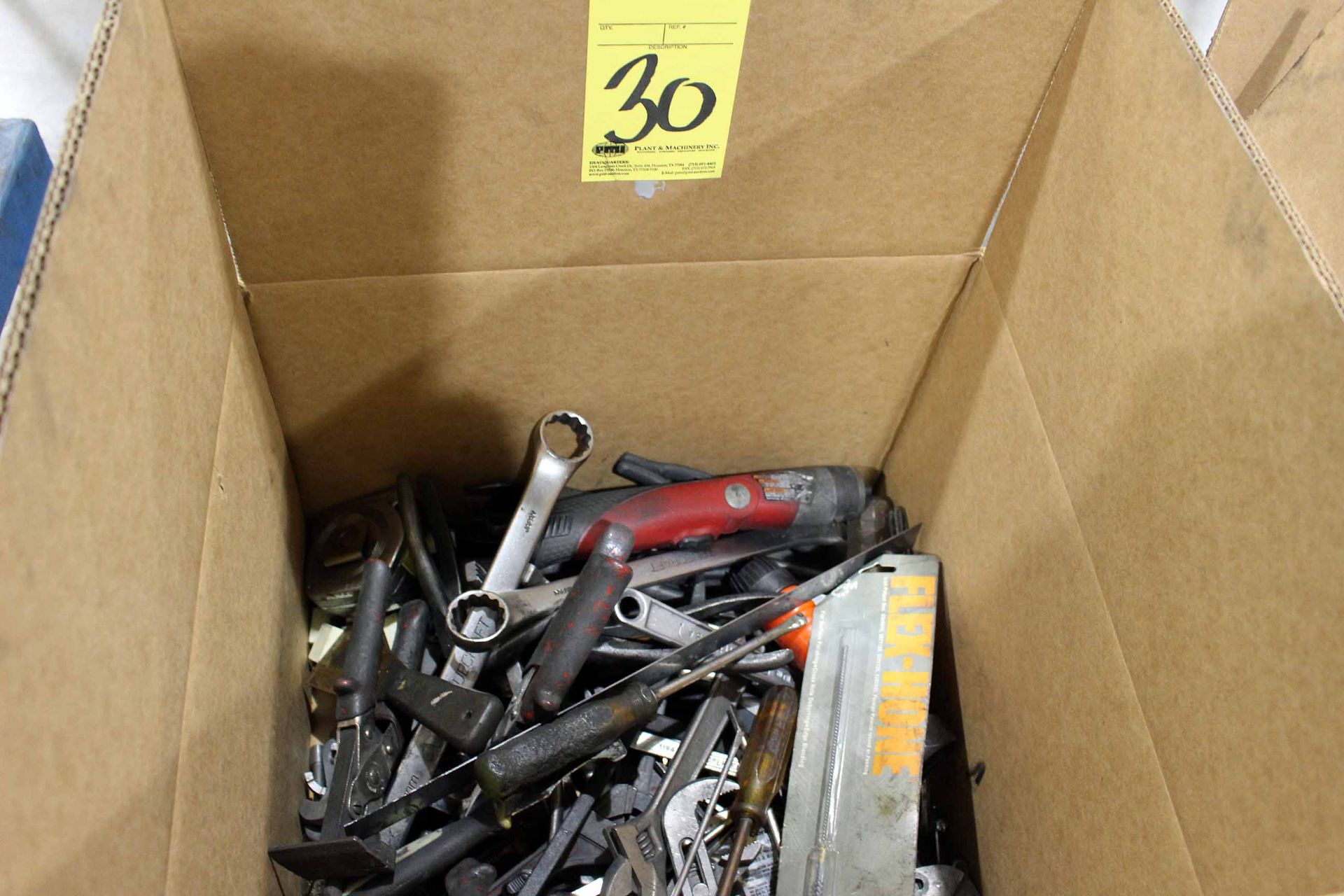 LOT OF HAND TOOLS (in one box)