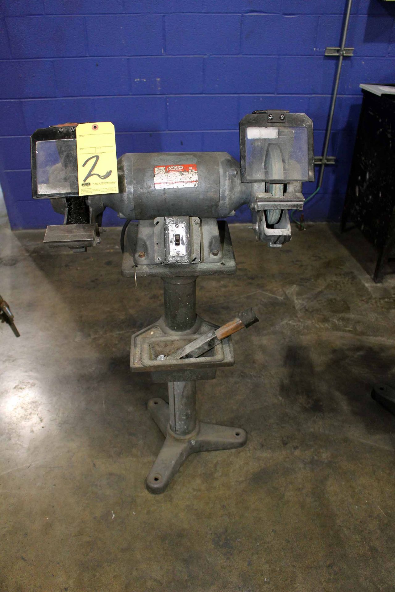 BENCH GRINDER, DAYTON, 1 HP motor