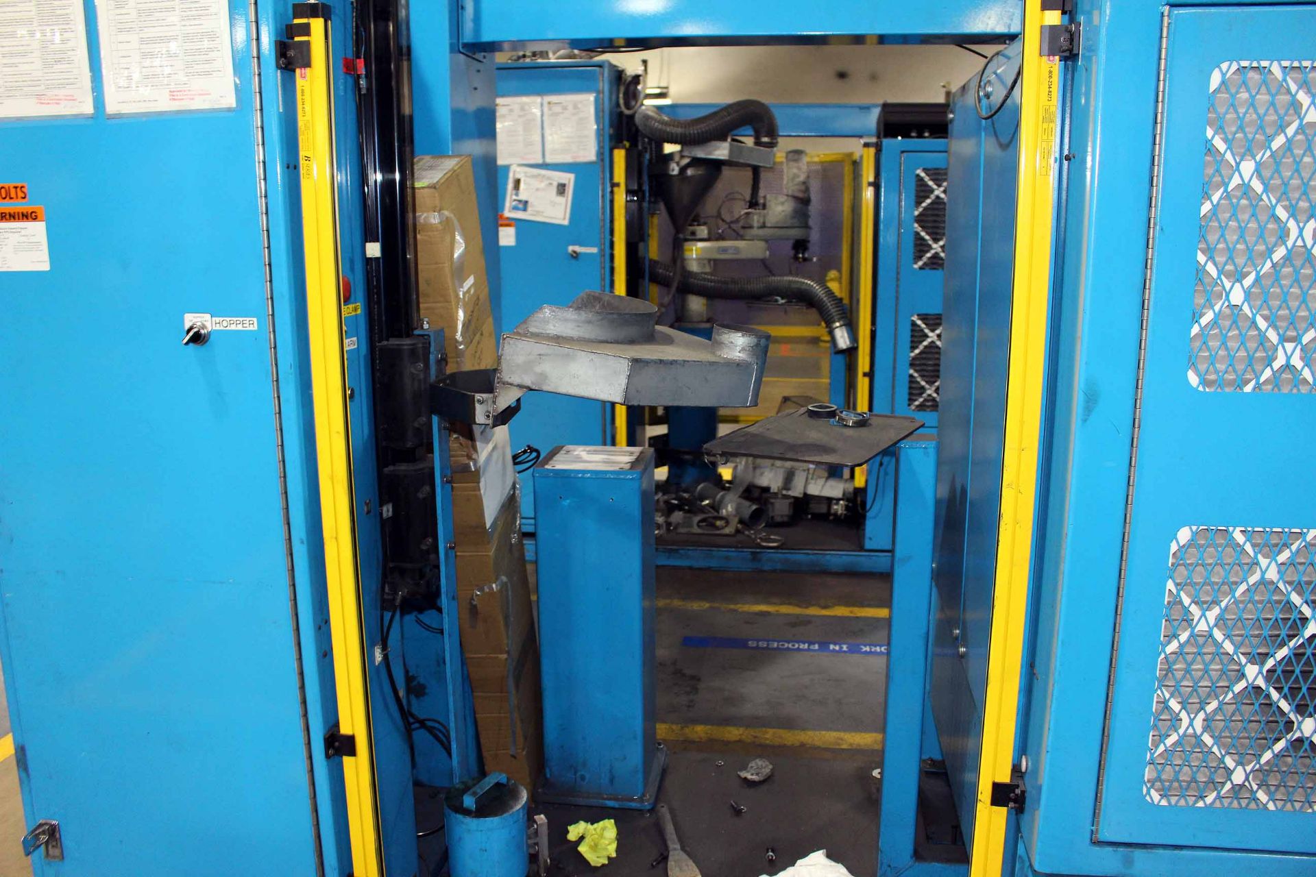 HYDRAULIC POWDER PRESS, TELEDYNE PRESS SYSTEMS 15 T. CAP. MDL. 15TCNC, CNC control, 15 T. cap. @ 2, - Image 5 of 5