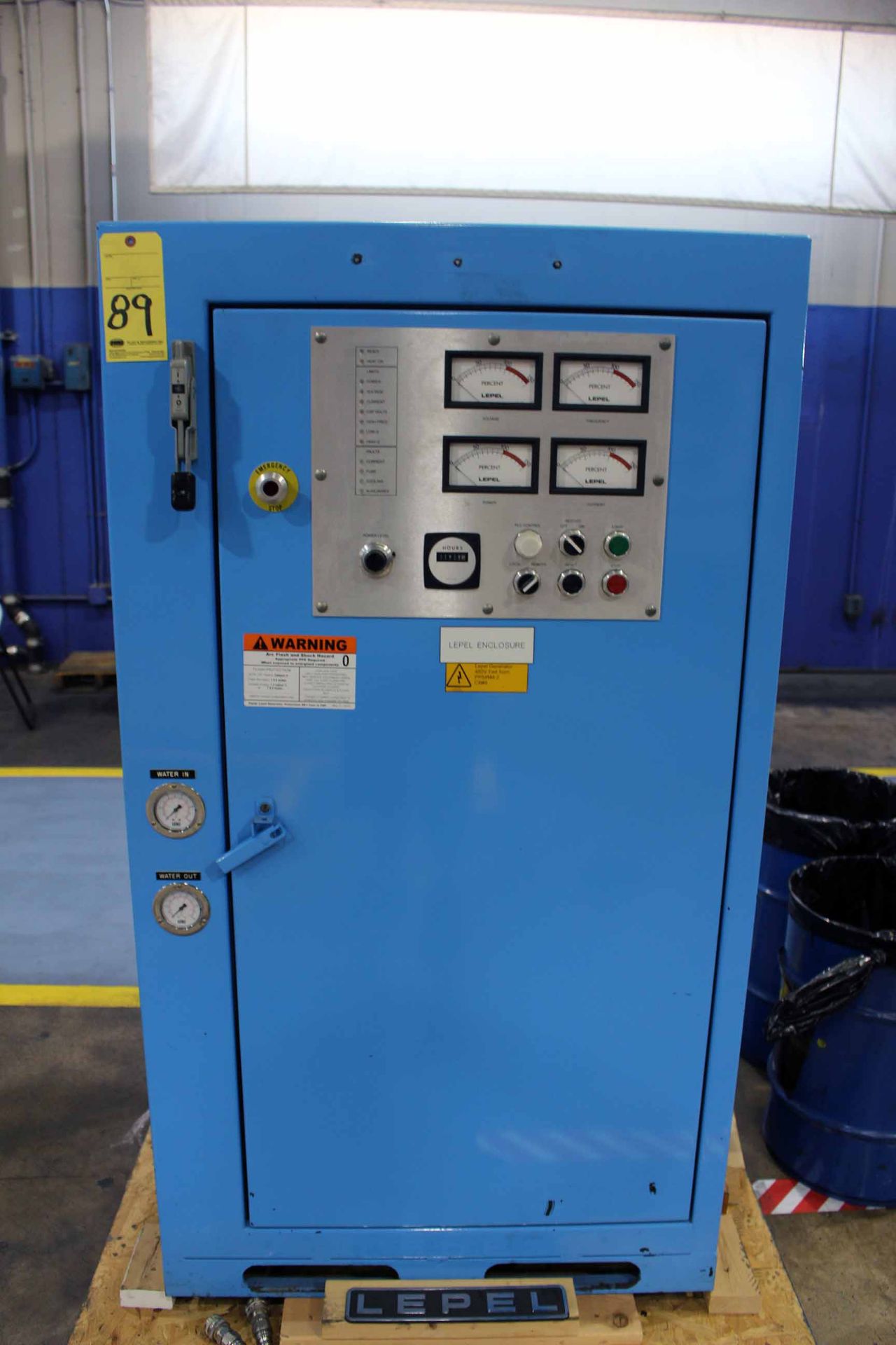 INDUCTION HARDENING SYSTEM, LAPEL MDL. LSP12-75/30, Type 0711-0036, 93 KVA, 460 v. input, S/N D-