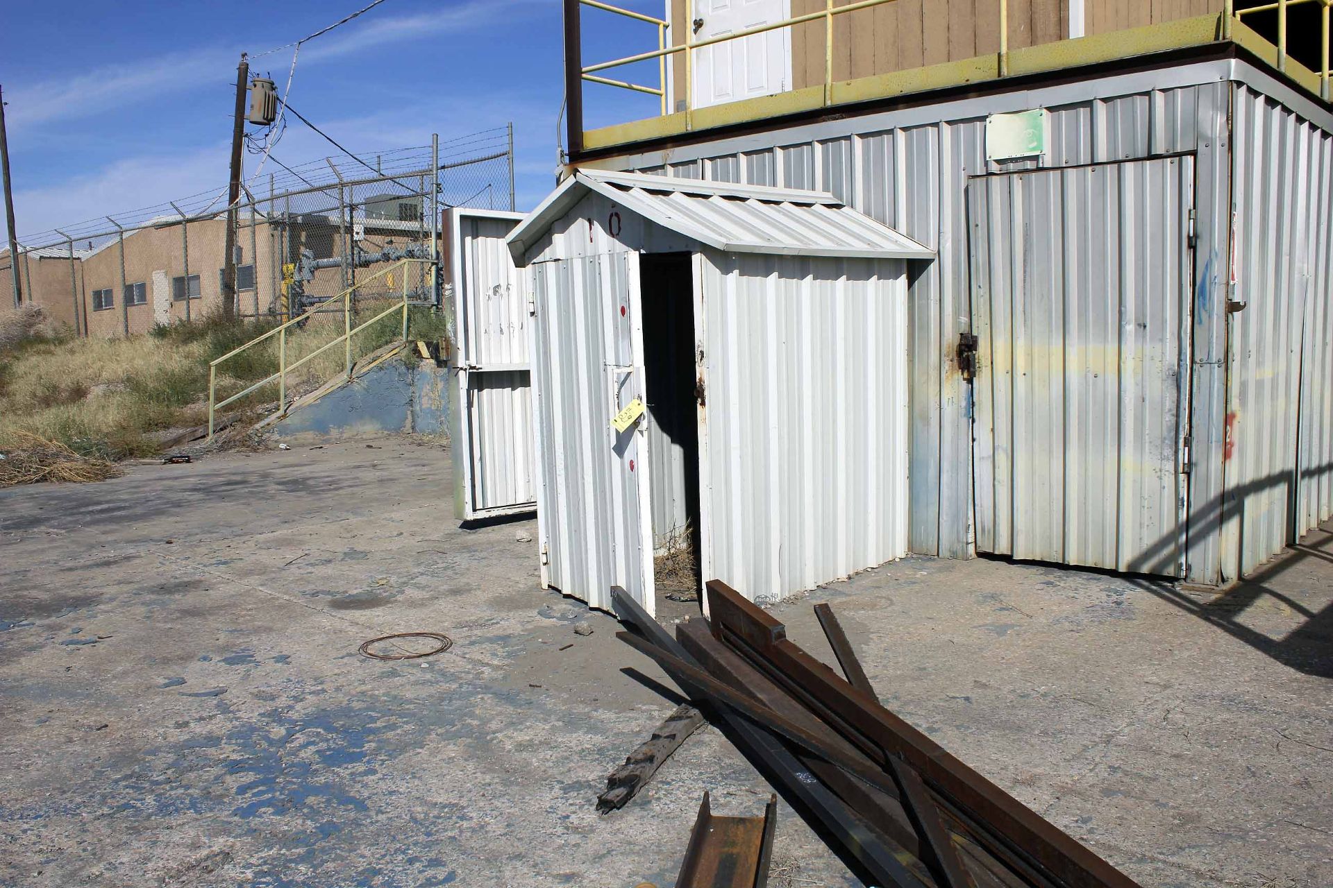 LOT OF STORAGE SHEDS (11), aluminum, assorted