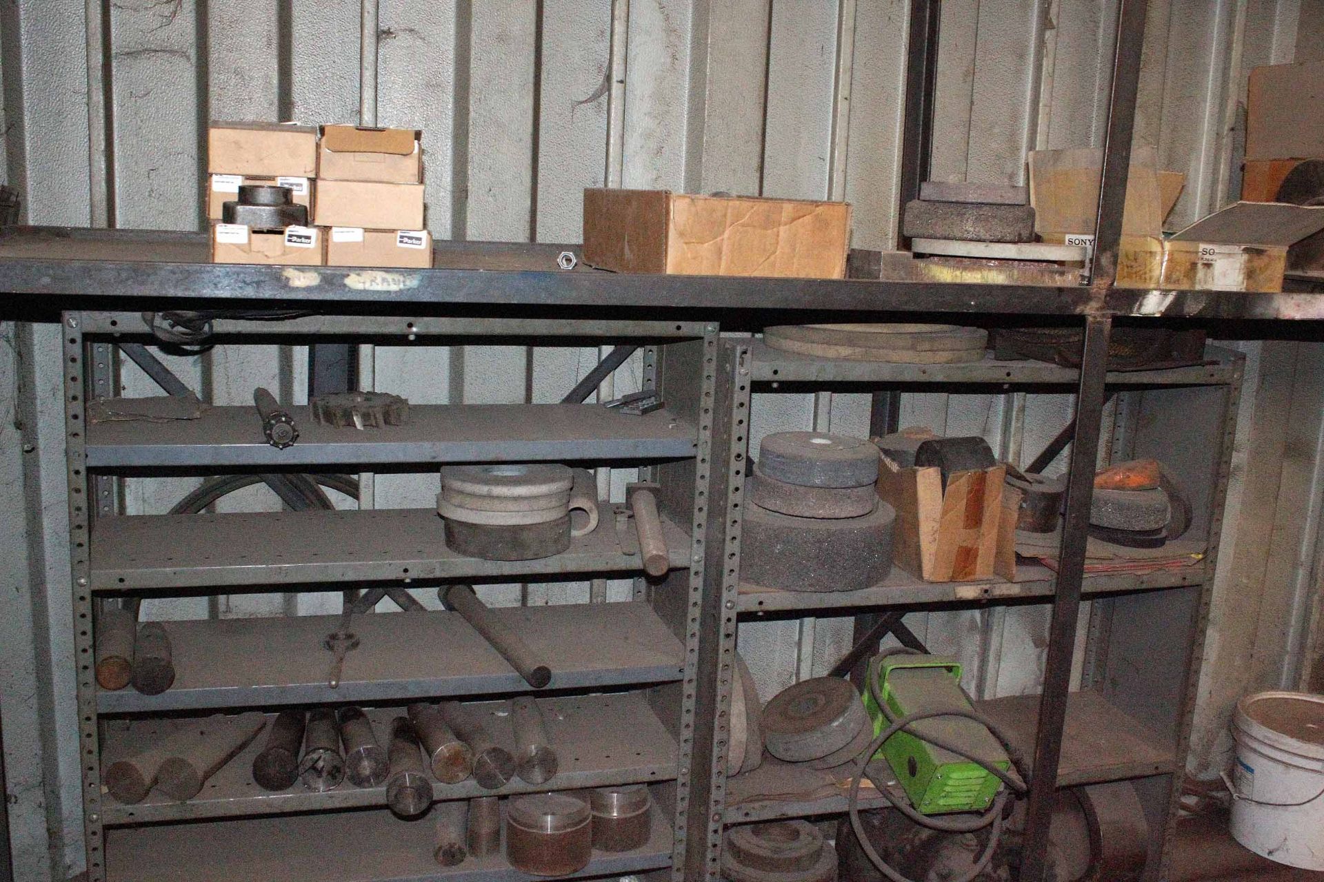 LOT CONSISTING OF REMAINDER OF TOOL CRIB: storage cabinets, nuts & bolts w/storage bins, - Image 6 of 6