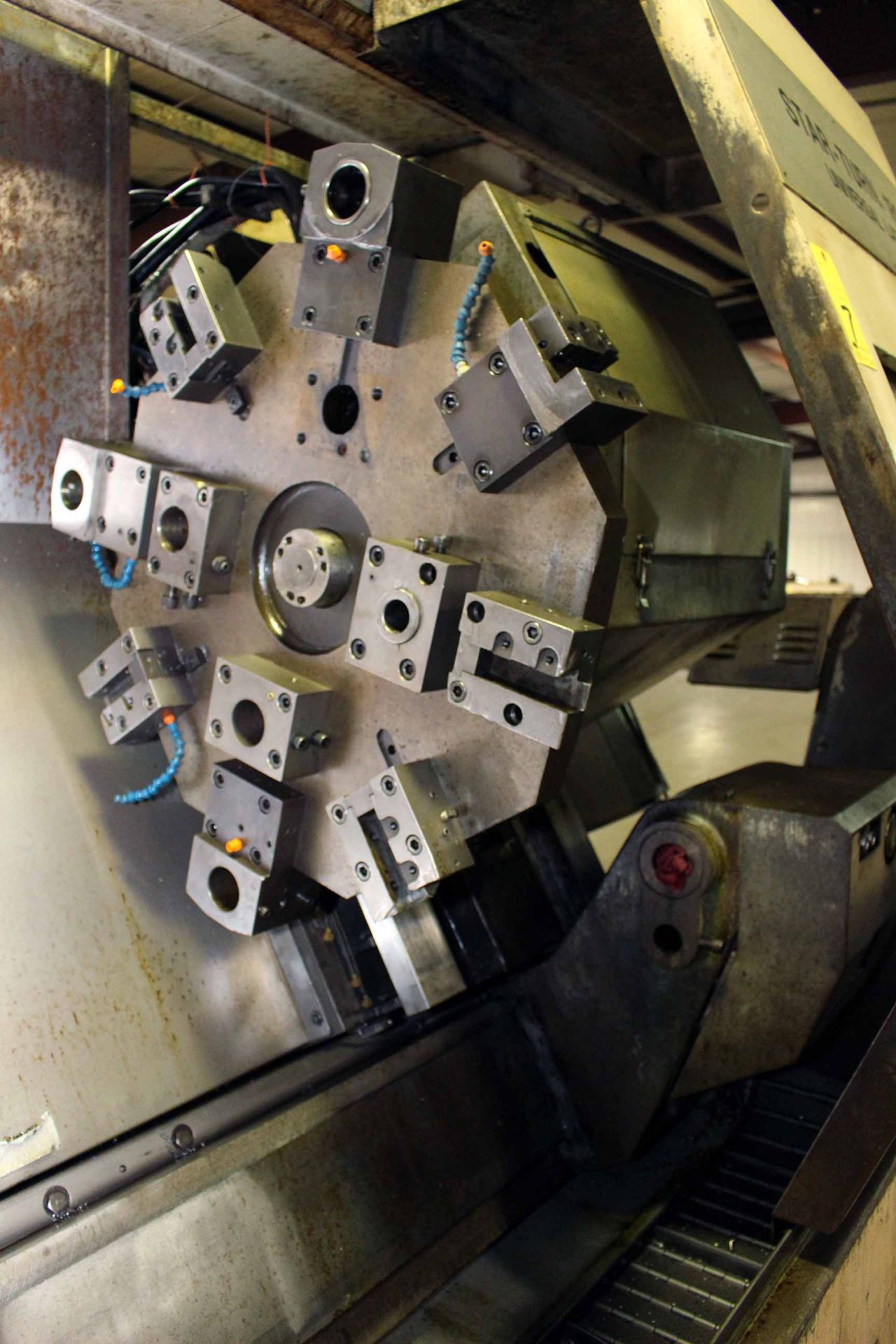 CNC LATHE, PRATT & WHITNEY MDL. STARTURN 1800, Fanuc 18T CNC control, 18" chuck, 80" dist. btn. - Image 4 of 5