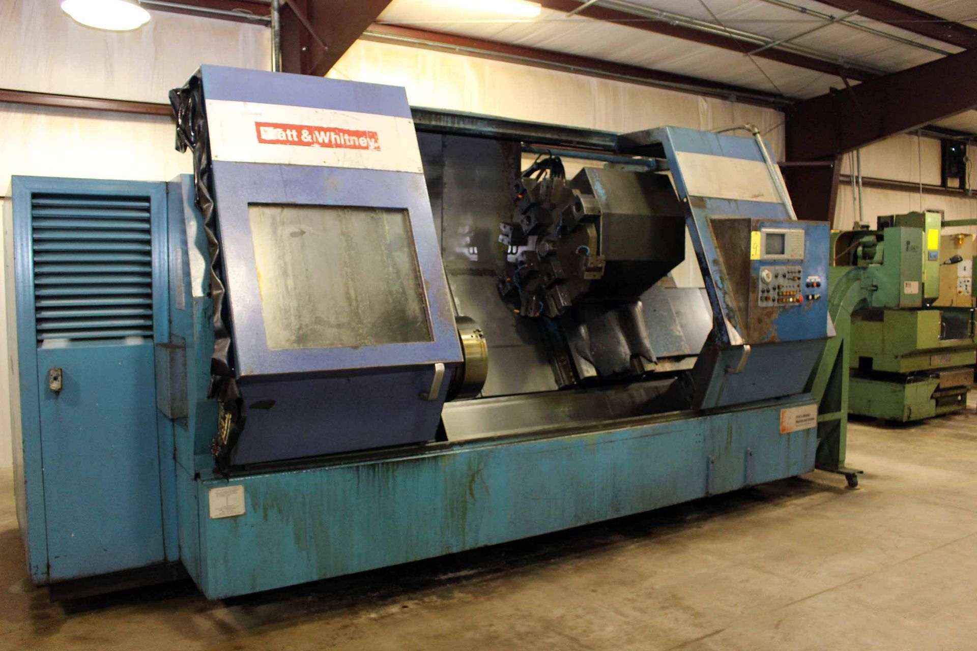 CNC LATHE, PRATT & WHITNEY MDL. STARTURN 1800, Mitsubishi Meldas 50 (M50) Series CNC control, 18" - Image 2 of 5