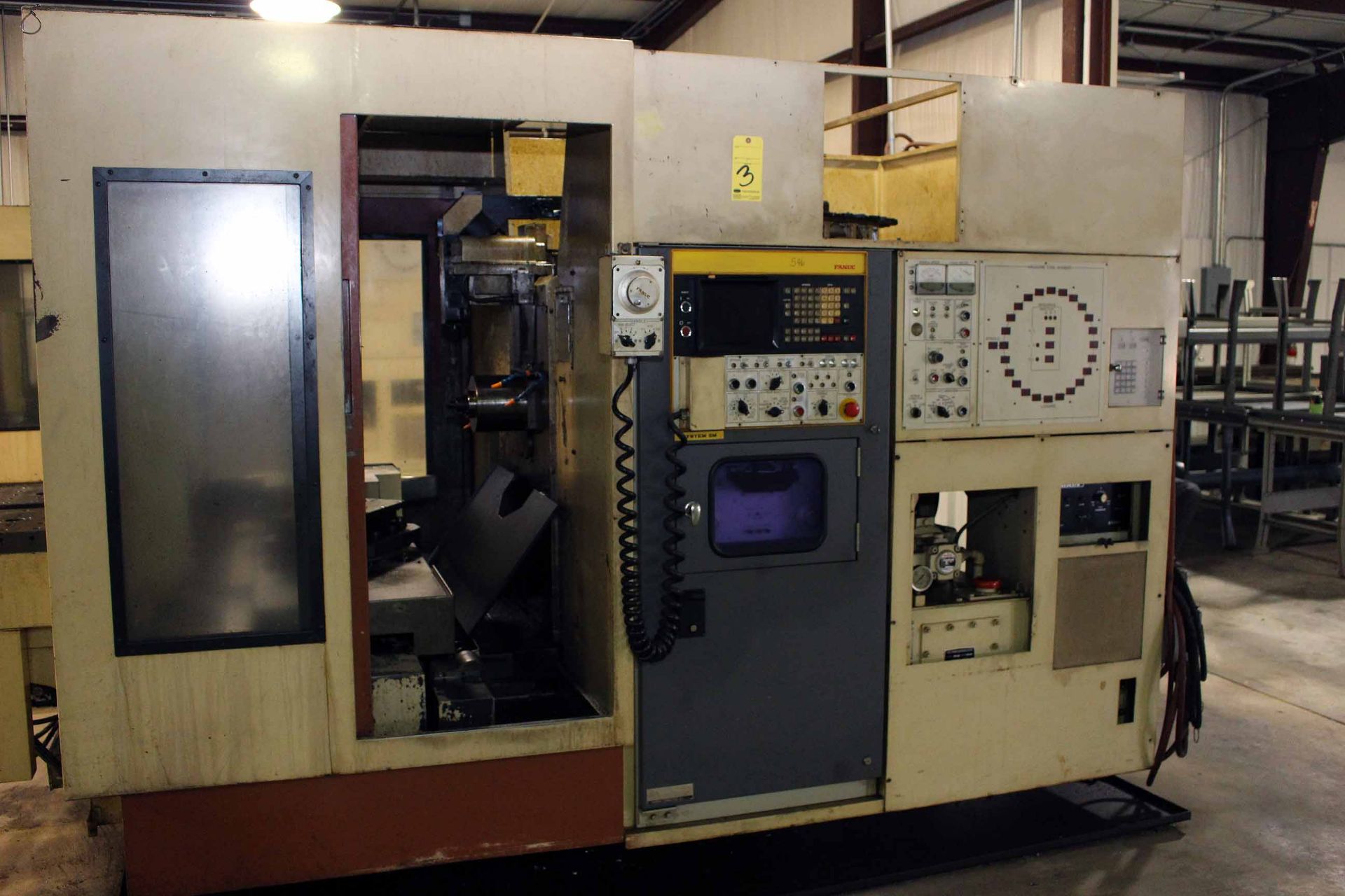 CNC HORIZONTAL MACHINING CENTER, OKUMA-HOWA MDL. MILLAC-4H, new 10/1981, Fanuc 6M CNC control, 20" x