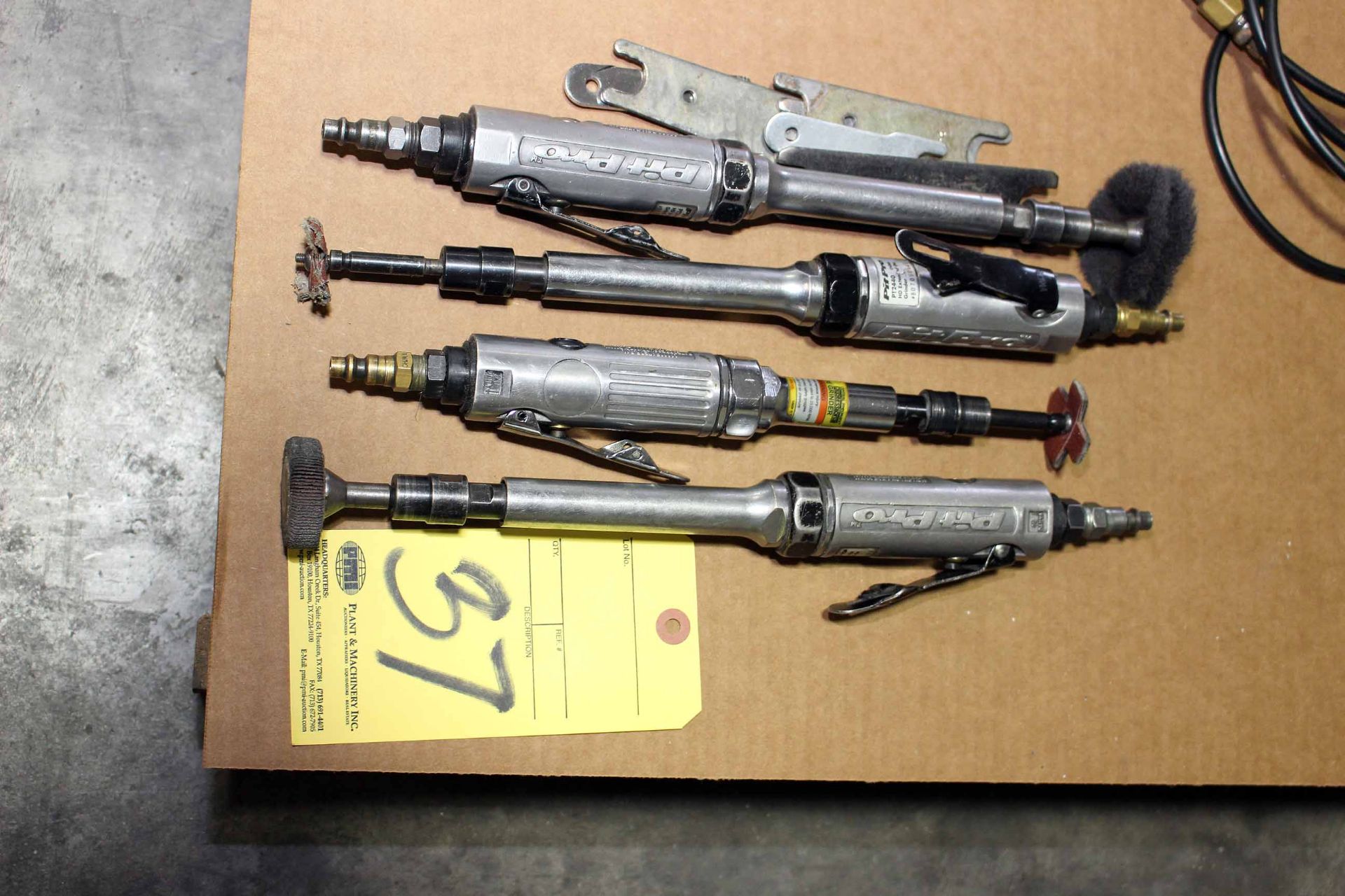 LOT OF DIE GRINDERS, PNEUMATECH (Location A)