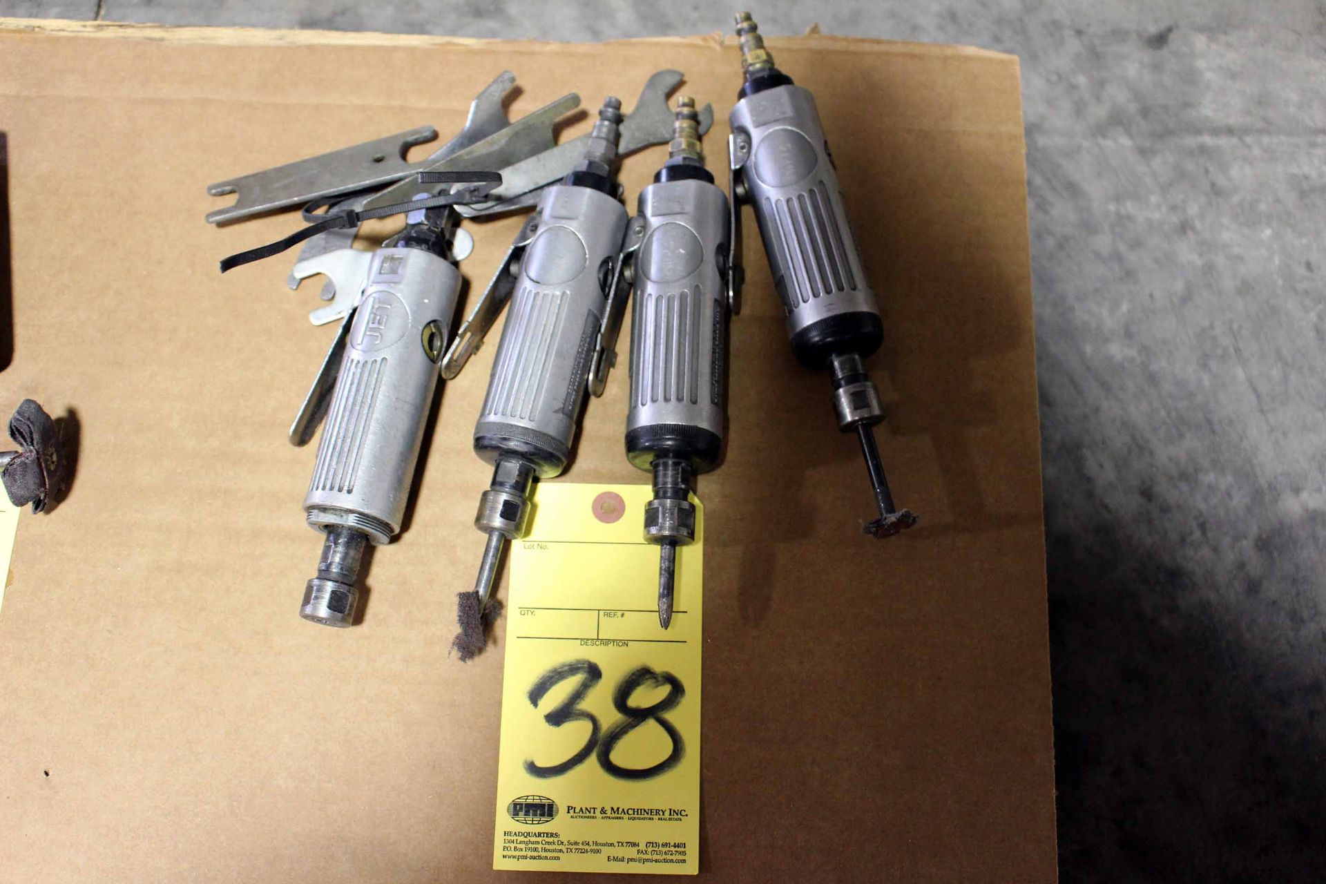 LOT OF DIE GRINDERS, PNEUMATECH (Location A)