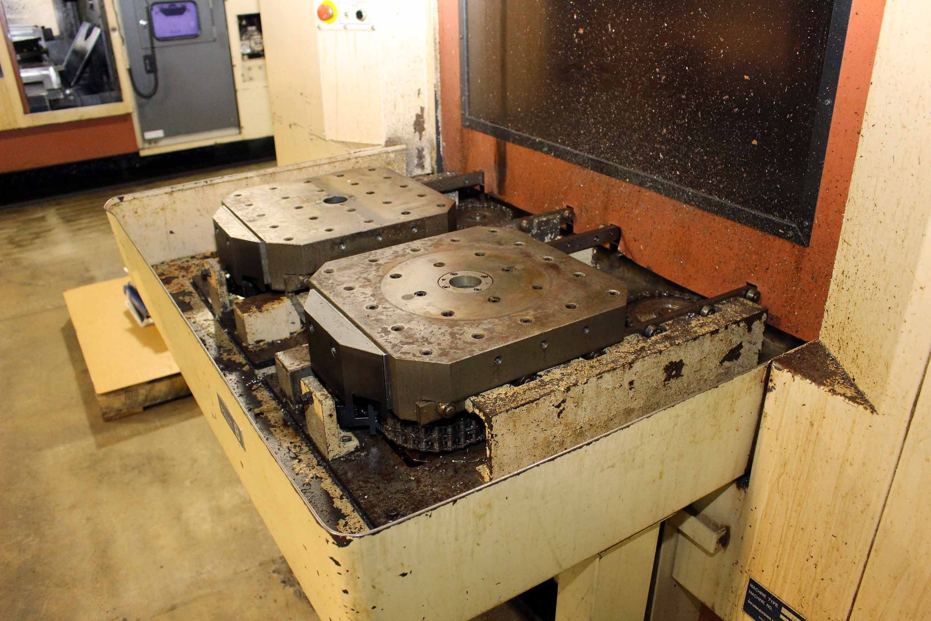 CNC HORIZONTAL MACHINING CENTER, OKUMA-HOWA MDL. MILLAC-4H, new 10/1981, Fanuc 6M CNC control, 20" x - Image 3 of 5