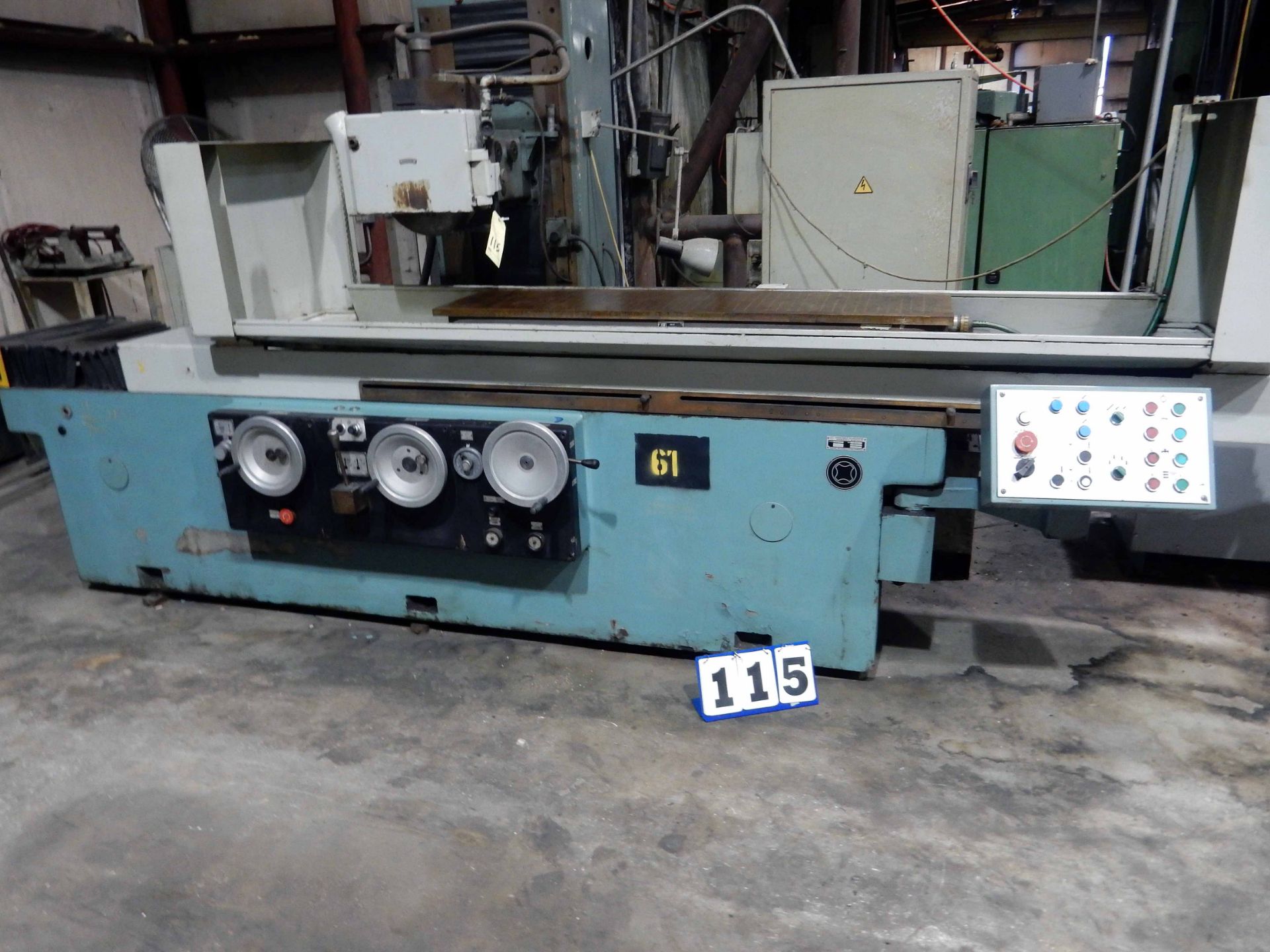 SURFACE GRINDER, TOS MDL. BRH-40B, 15" x 58" magnetic chuck, Machine No. 600-905 (Location H)