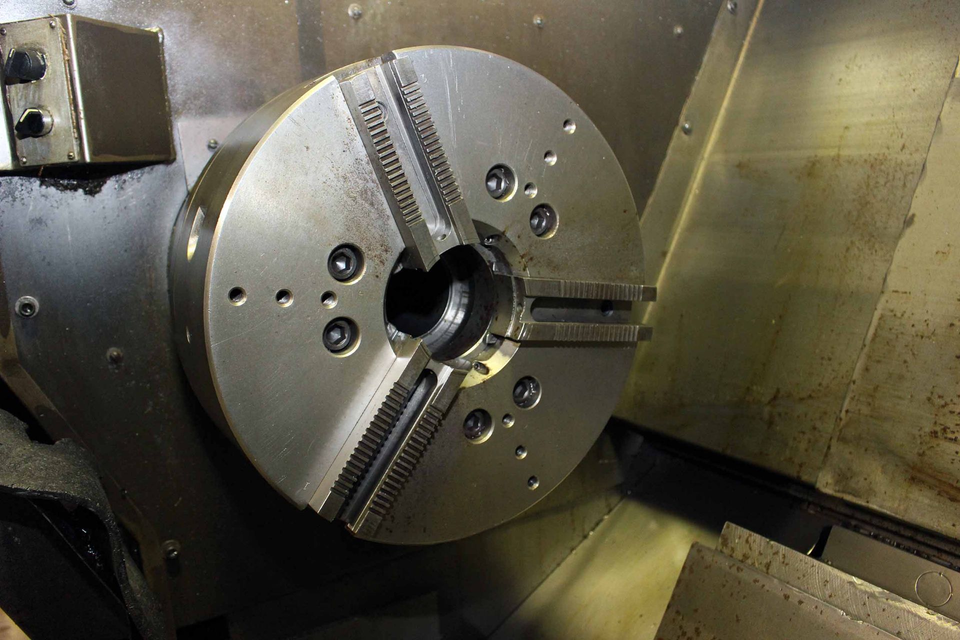 CNC LATHE, PRATT & WHITNEY MDL. STARTURN 1800, Fanuc 18T CNC control, 18" chuck, 80" dist. btn. - Image 3 of 5