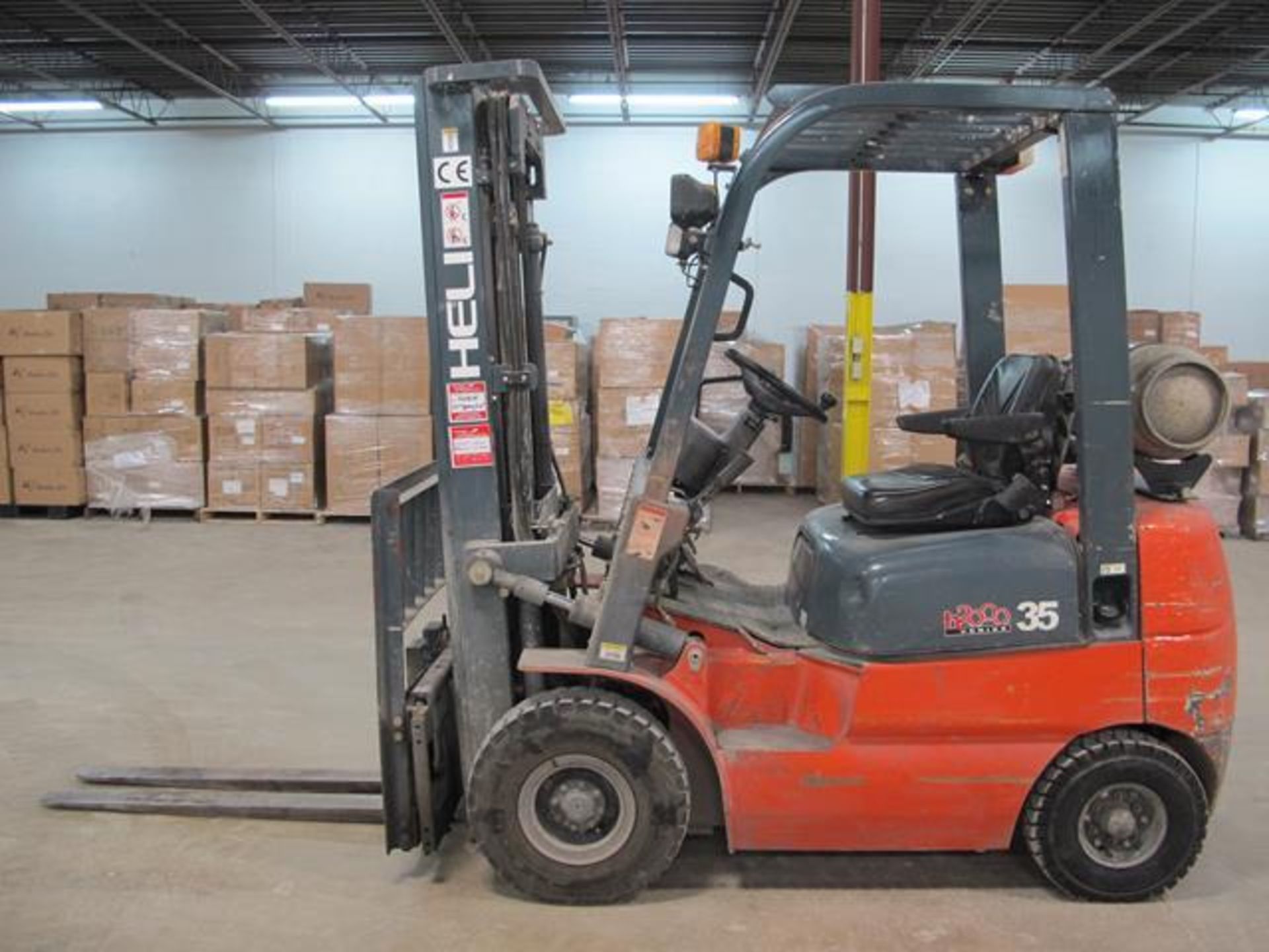 HELI, FG35PA, 2800 LBS, LPG FORKLIFT - VIDEO AVAILABLE - Image 2 of 14