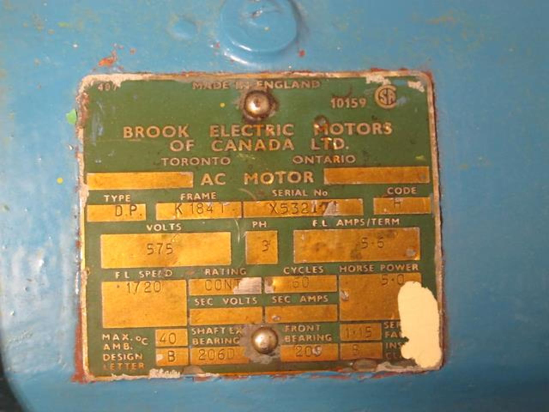 COR INDUSTRIAL, FOUR POST PRESS WITH PLC CONTROL, S/N 9744, (RIGGING$) - Image 8 of 8