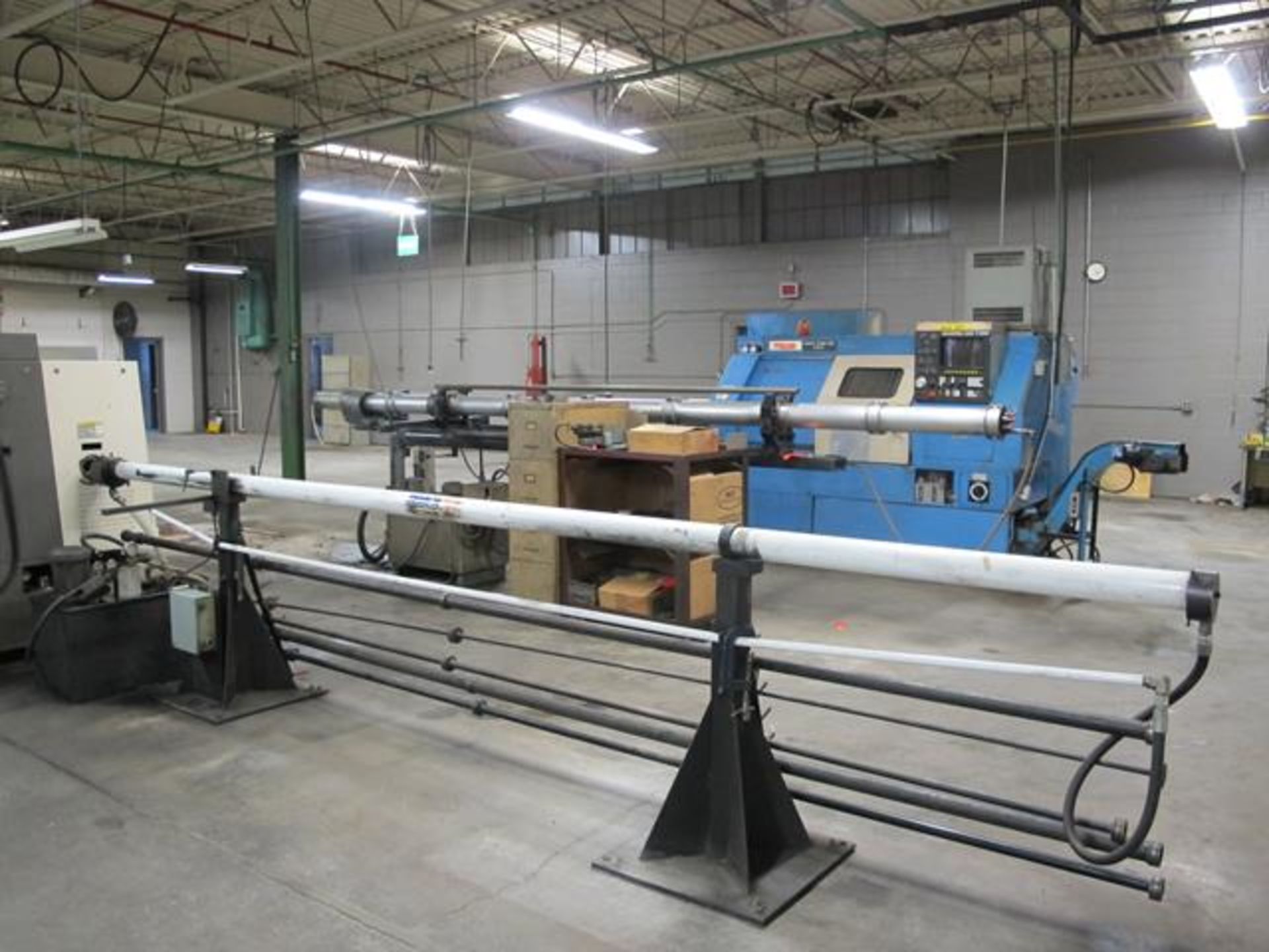 CNC ENHANCEMENTS BAR FEED, S/N 0732, (L2), USED WITH LOT 12, (RIGGING $) - Image 2 of 4