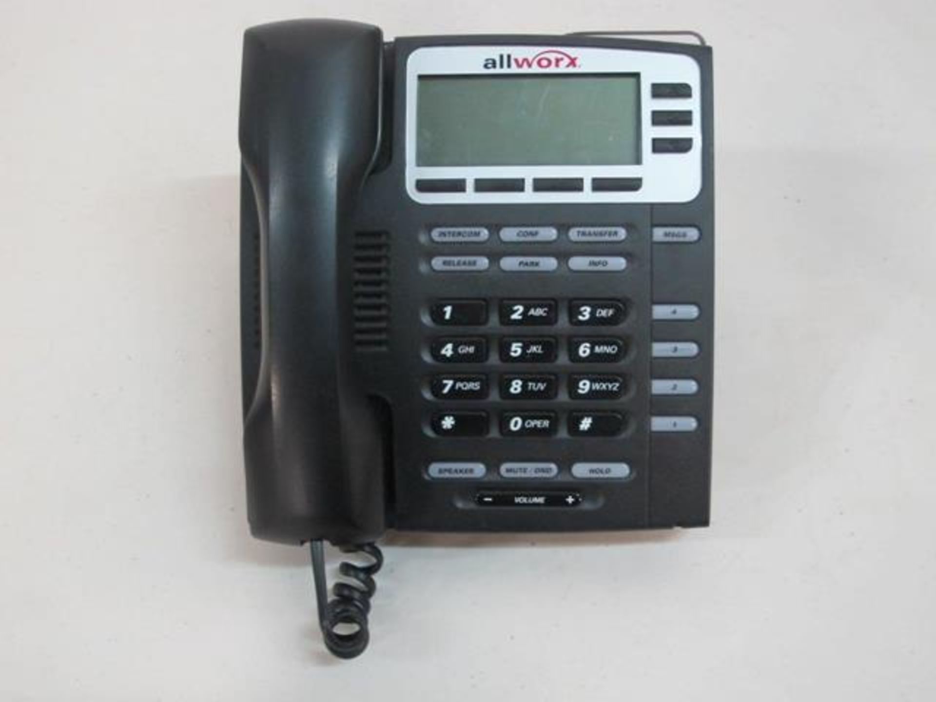 ALLWORX, VOIP PHONE SYSTEM, WITH HANDSET - Image 4 of 5