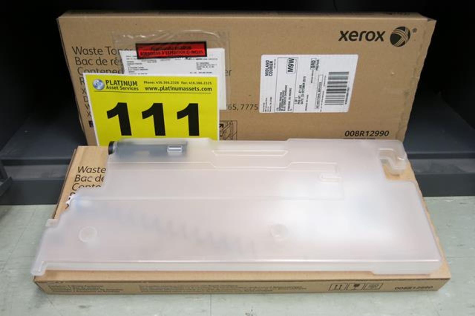 XEROX, 008R12990, WASTE TONER CONTAINER - Image 2 of 2