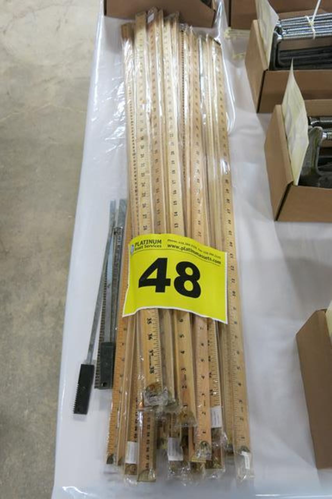 LOT OF METER STICKS - Image 2 of 2