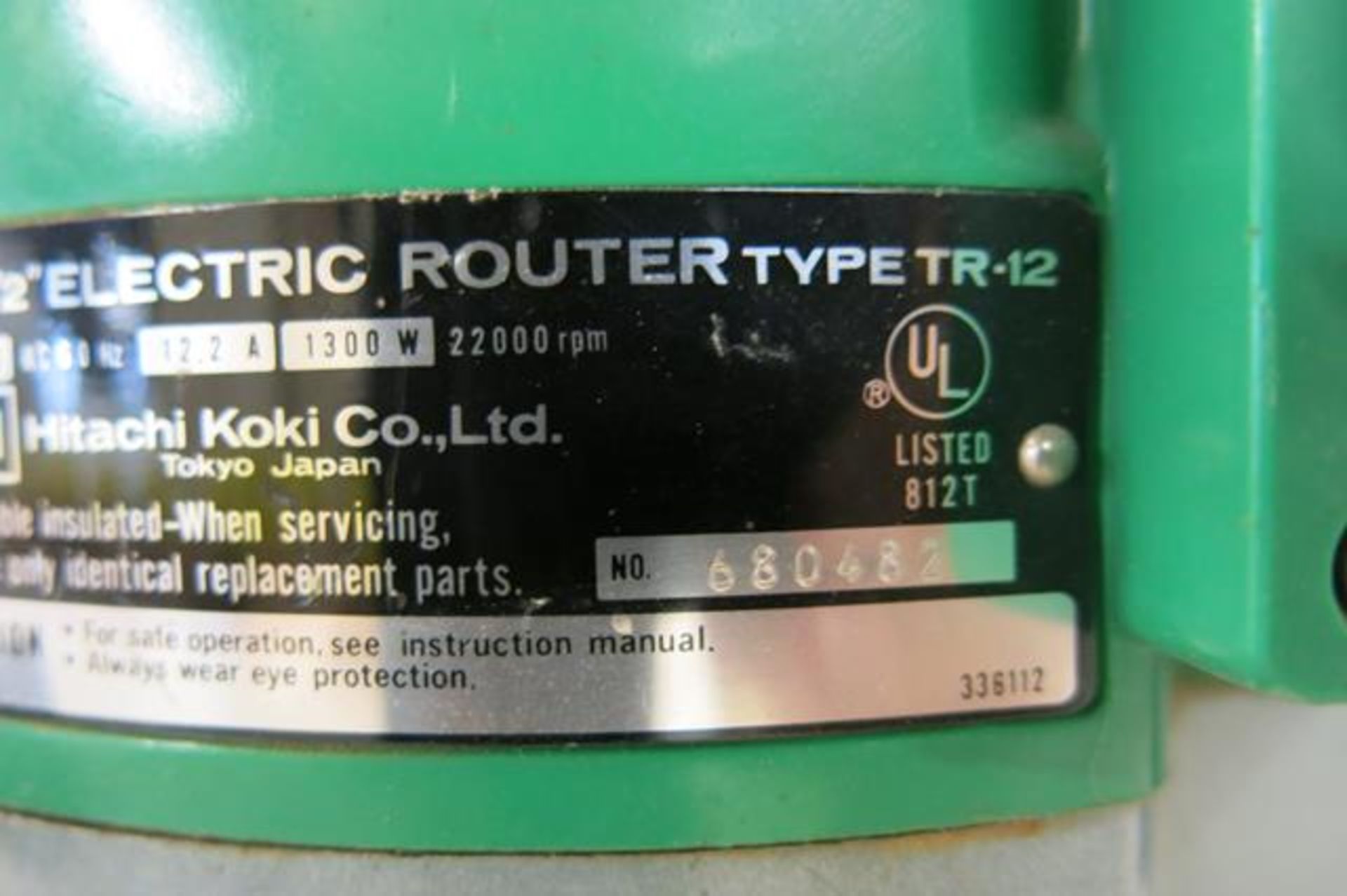 HITACHI, TR-12, 1/2", ROUTER - Image 4 of 4