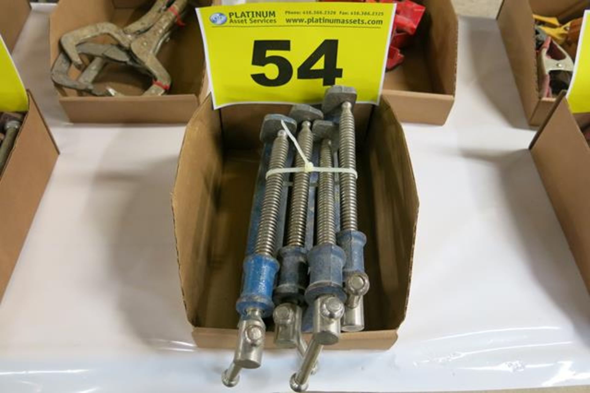 LOT OF (4) 6" C CLAMPS