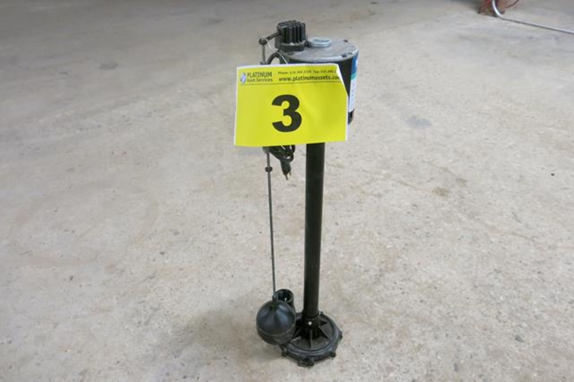 DIAMOND, TP33, 1/3 HP PEDESTAL SUMP PUMP - NEW!