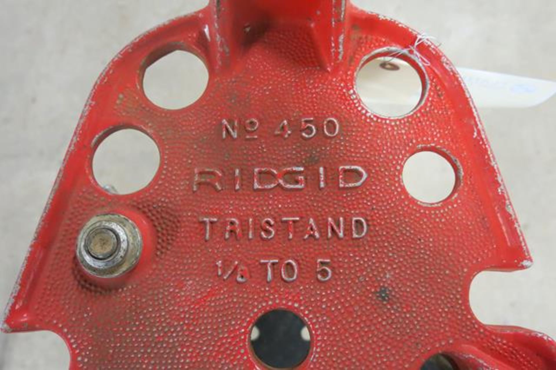 RIDGID, 450, TRISTAND, 1/8 TO 5 - Image 3 of 3