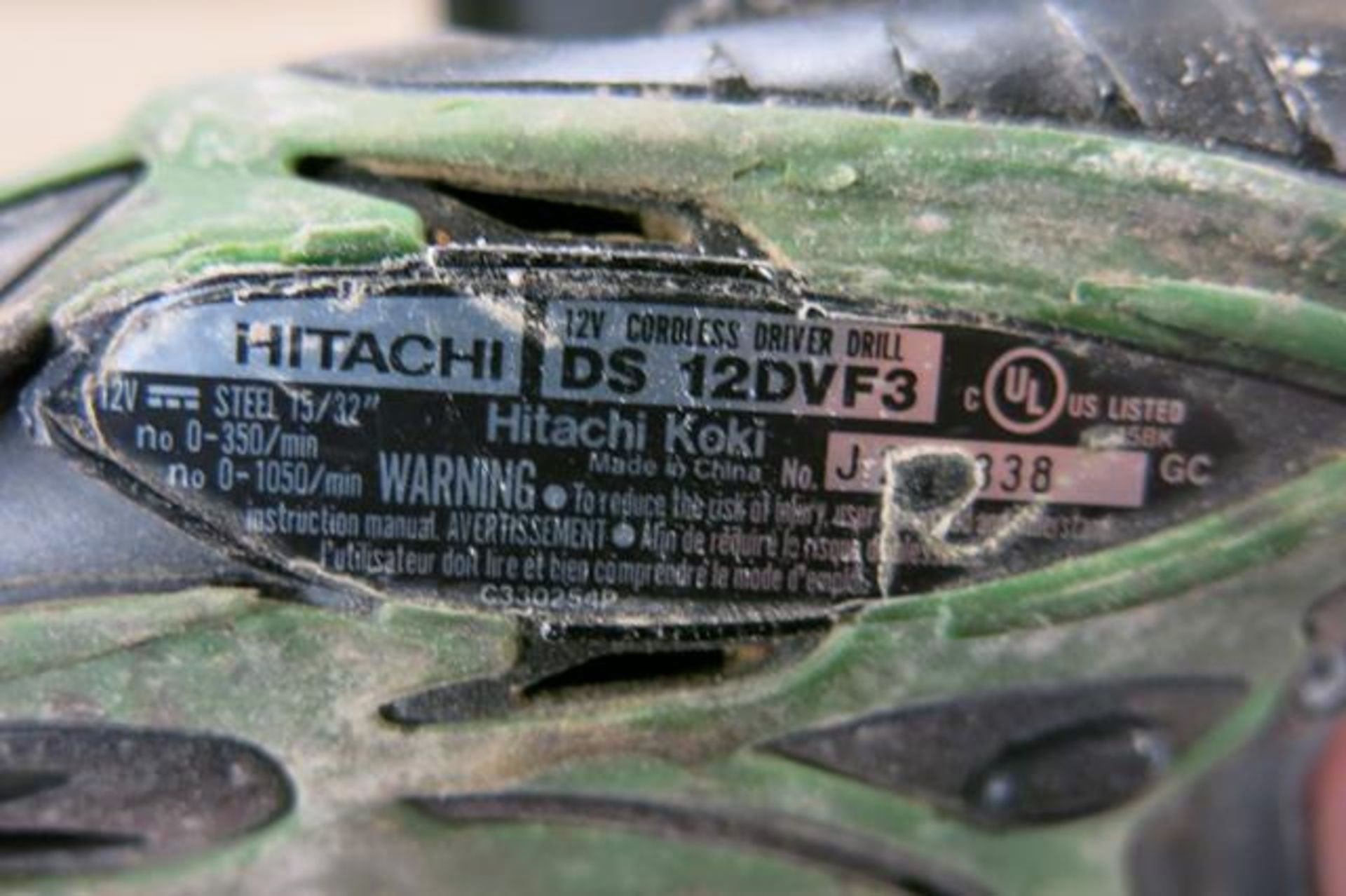 HITACHI DRILL AND IMPACT GUN SET - Image 3 of 4