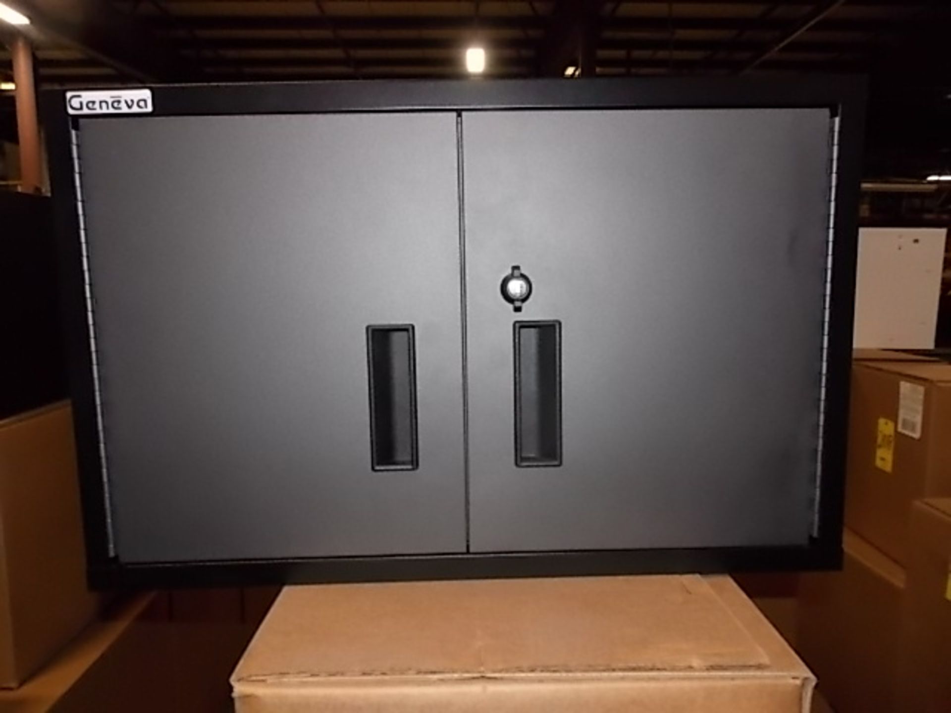 Garage Upper Storage Cabinet, 30 in. x 15 in. x 19 in., Gun Metal Gray