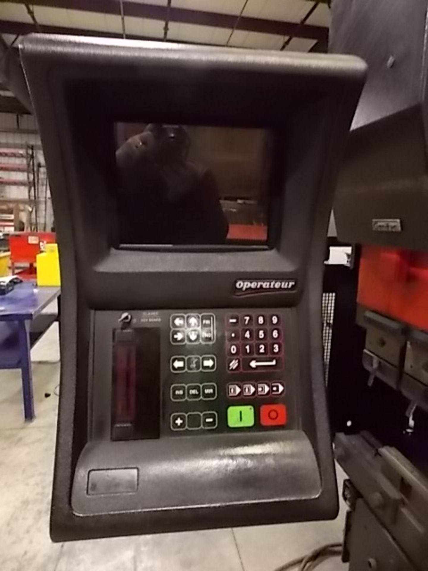 Amada Promecam 110 Ton CNC Press Brake Model HFB1003, S/N HFB0-100-30-R970927 (1997), 200mm - Image 4 of 4