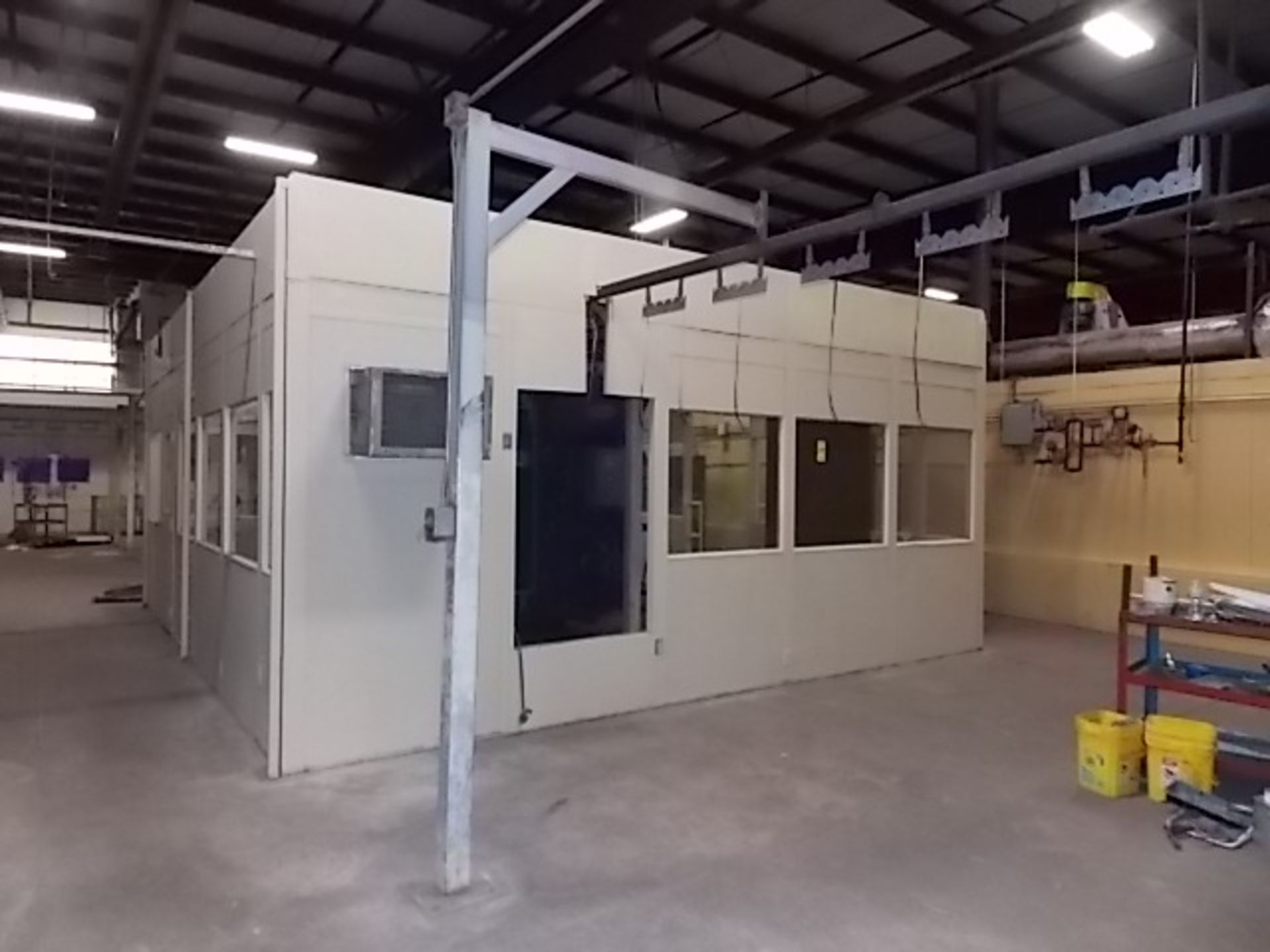 Nordson Manual Powder Booth, with 36 in. x 60 in. Openings, (2) Dust Systems, (2) Spray Guns with - Image 3 of 4