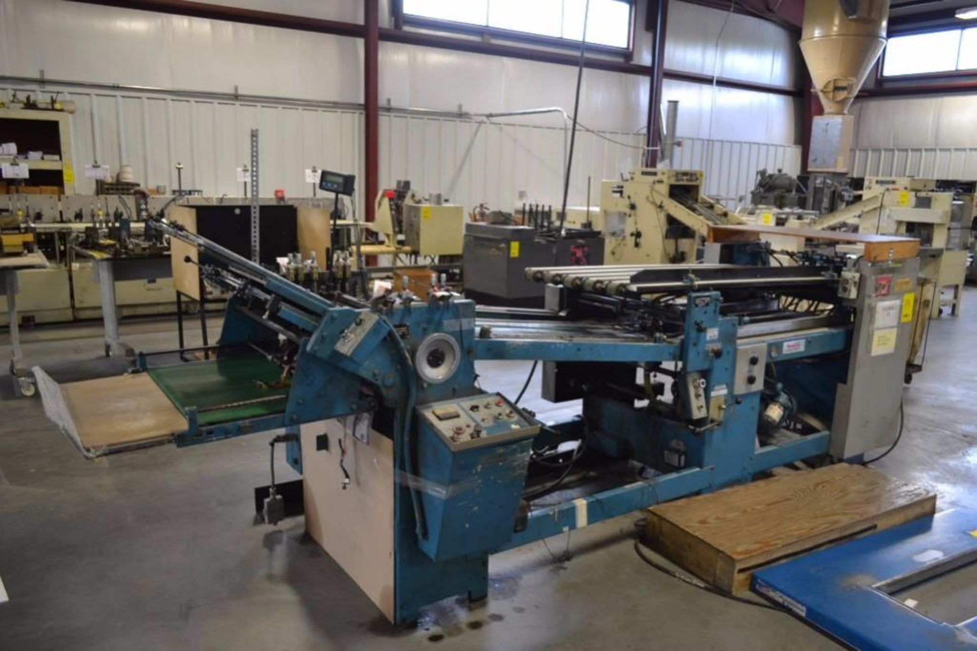 Baumfolder 26 in. x 40 in. Continuous Feed Folder Model 726, S/N SK4-165, with Hang-on Delivery - Image 2 of 3