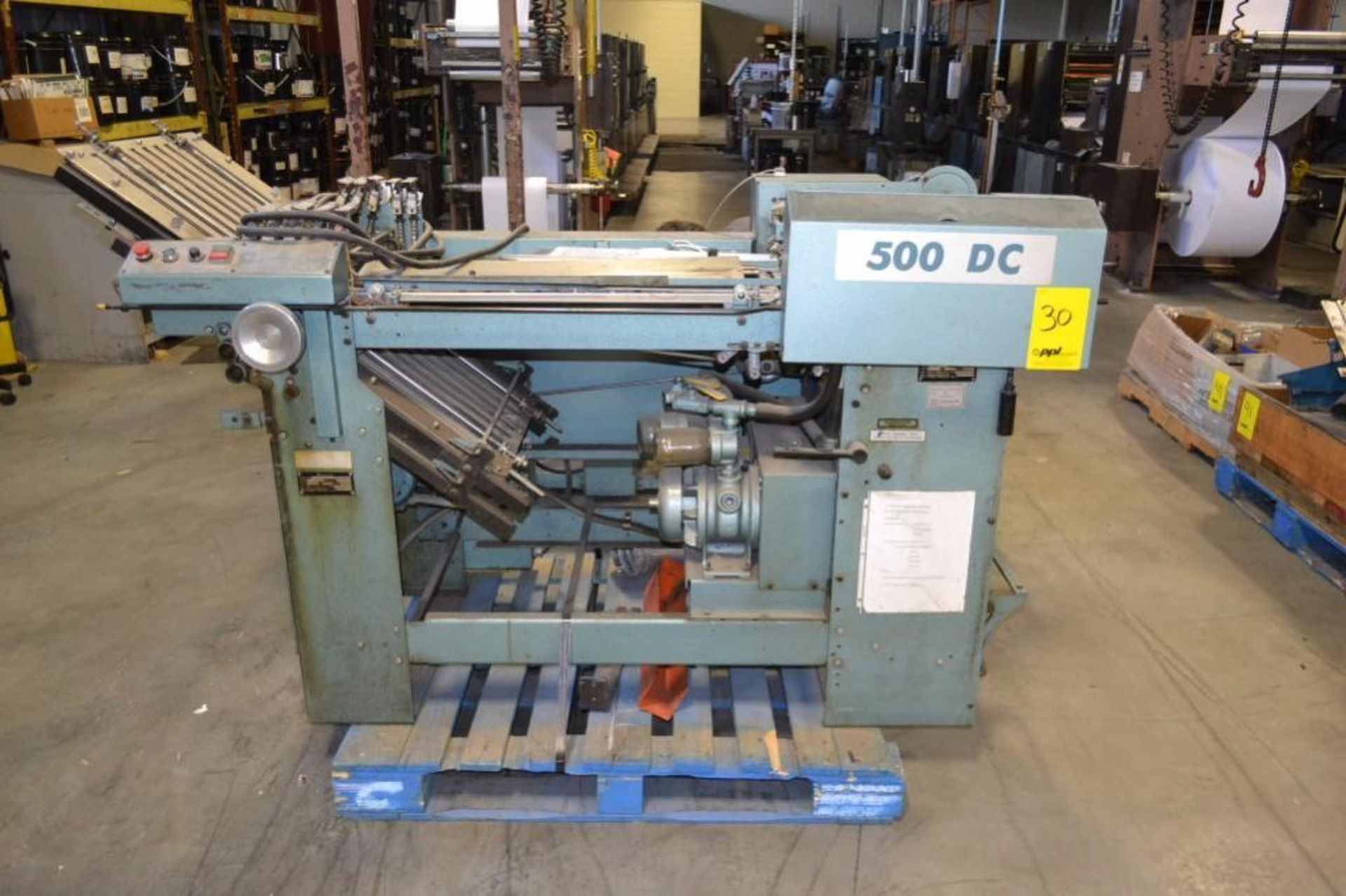 Baumfolder Folder Model 500DC, S/N XL4-191, with Delivery