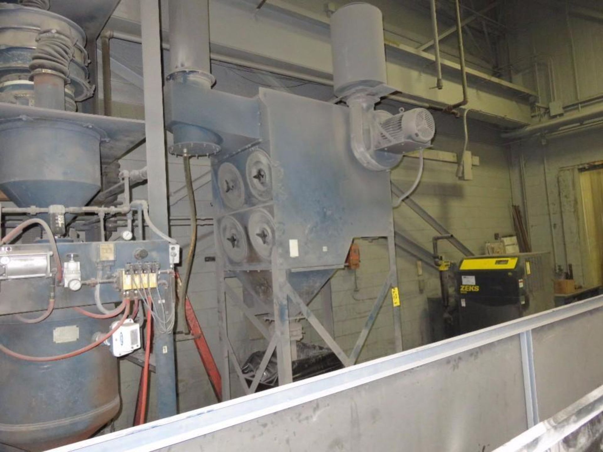Surface Automation 25 ft. Tube I.D. Sand Blast Cleaning System, S/N 139, with Allen Bradley Panelvie - Image 5 of 6