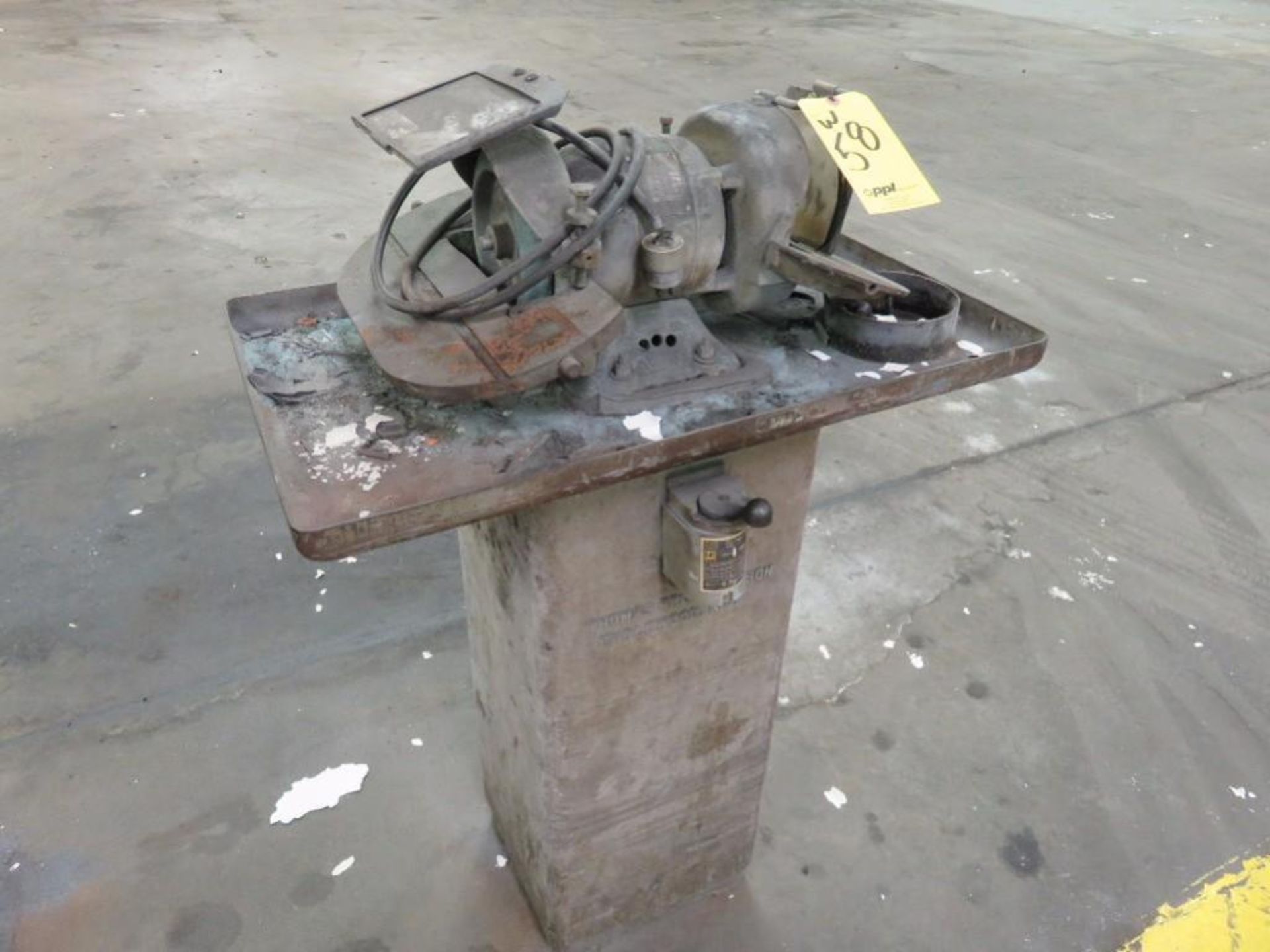 LOT: (1) 8 in. Double End Grinder, (1) 7 in. Double End Grinder, (1) G&P 14 in. Double End Buffer - Image 2 of 3