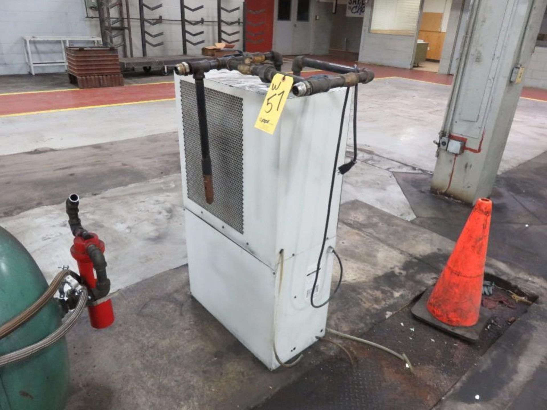 LOT: Champion 15 HP 2-Stage Horizontal Tank Mounted Reciprocating Air Compressor, with Parker Hannif - Image 2 of 2