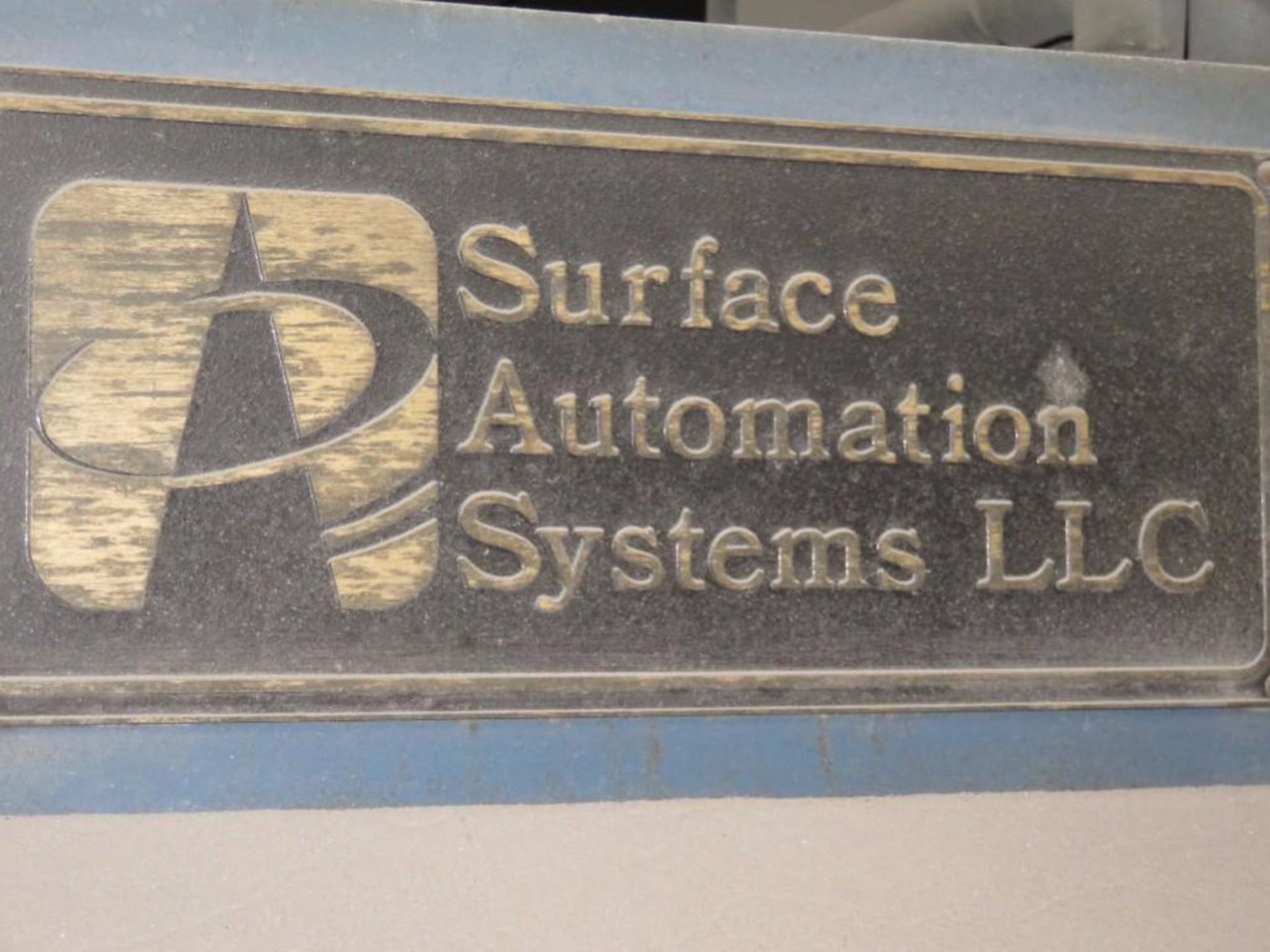 Surface Automation 25 ft. Tube I.D. Sand Blast Cleaning System, S/N 139, with Allen Bradley Panelvie - Image 2 of 6