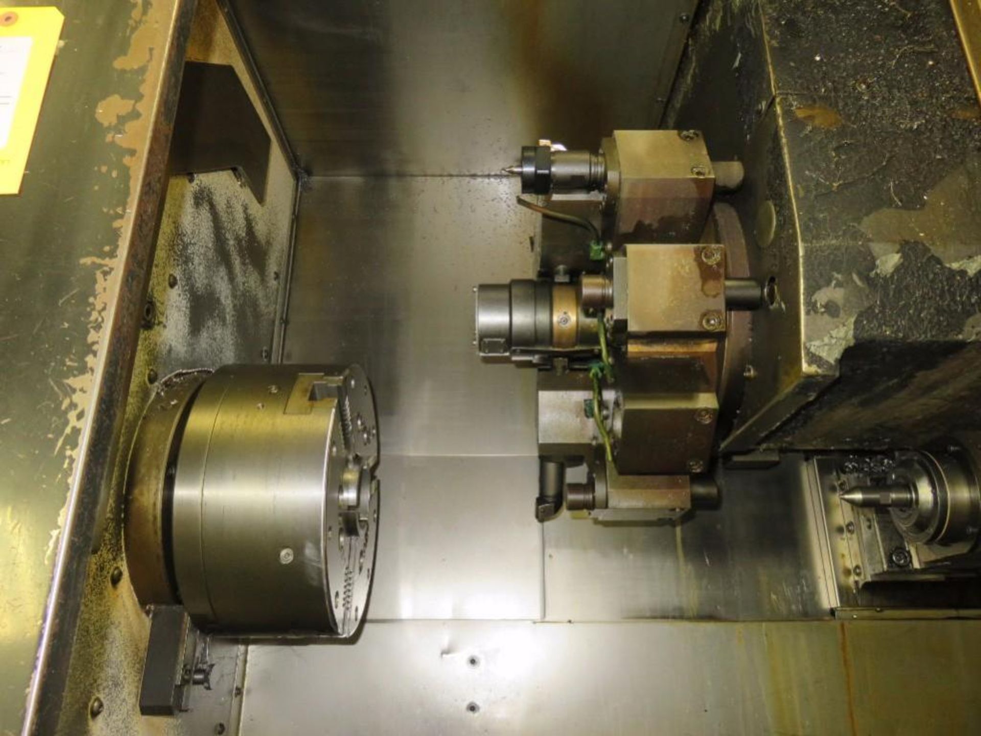 Warner & Swasey CNC 2-Axis Turret Lathe Model Universal S Titan, S/N 3312061, 10 Position Turret, 12 - Image 2 of 5