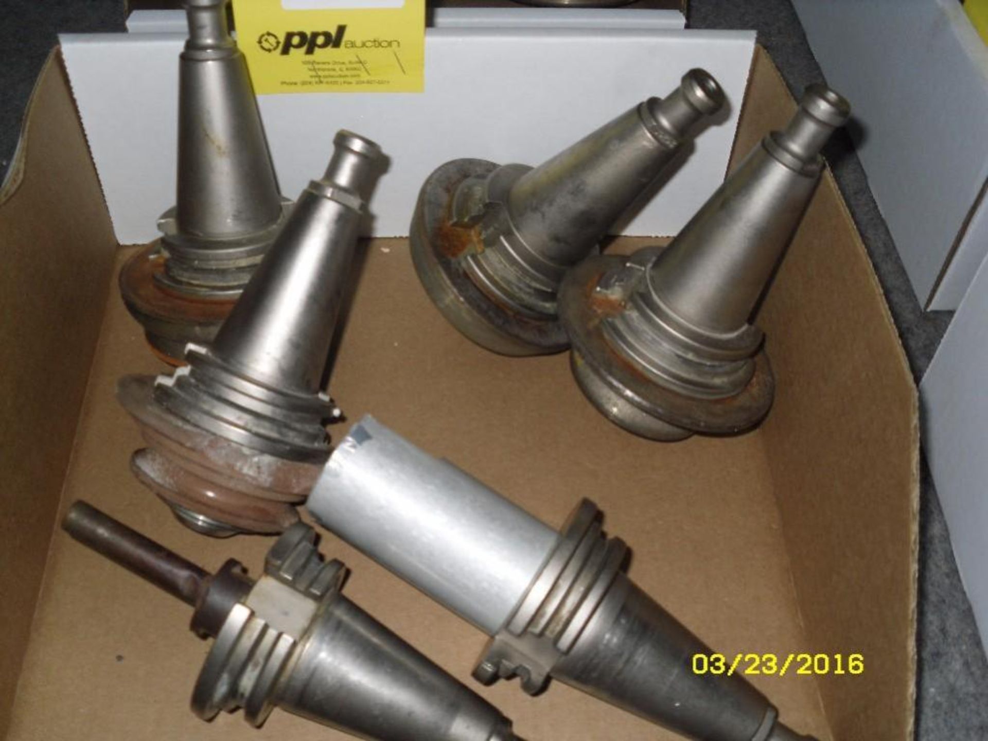 LOT: Approx. (6) ISO 40 Tool Holders with Tooling