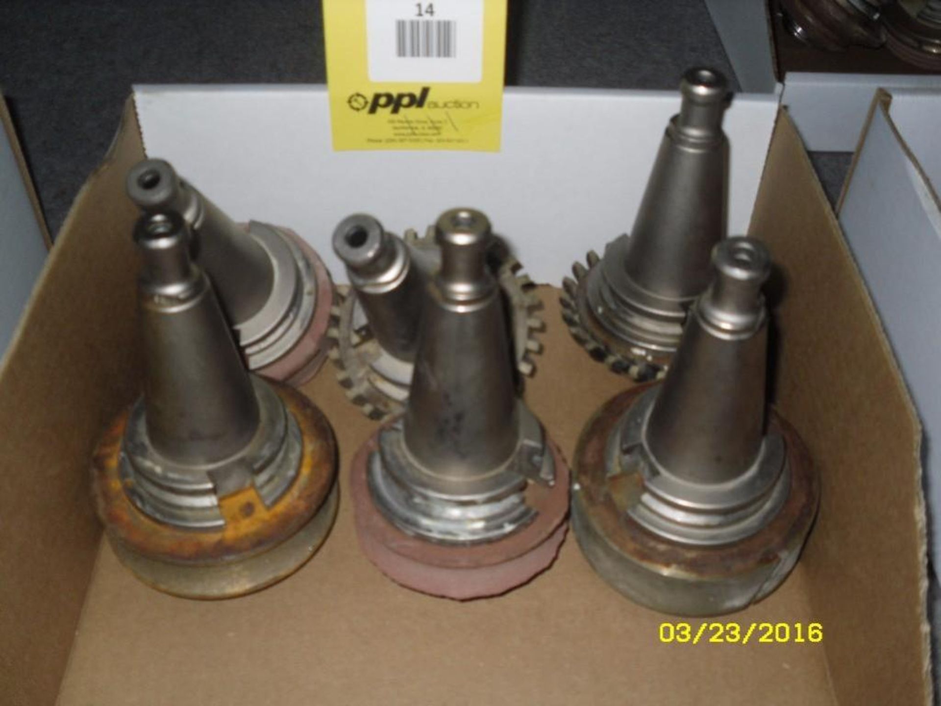 LOT: Approx. (6) ISO 40 Tool Holders with Tooling