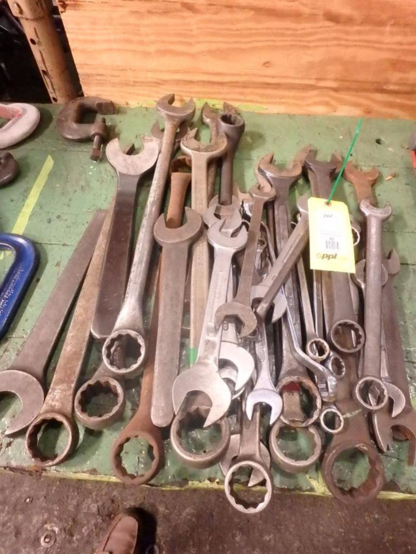 LOT: Assorted Open Box-Ended Wrenches up to 1-1/2 in.