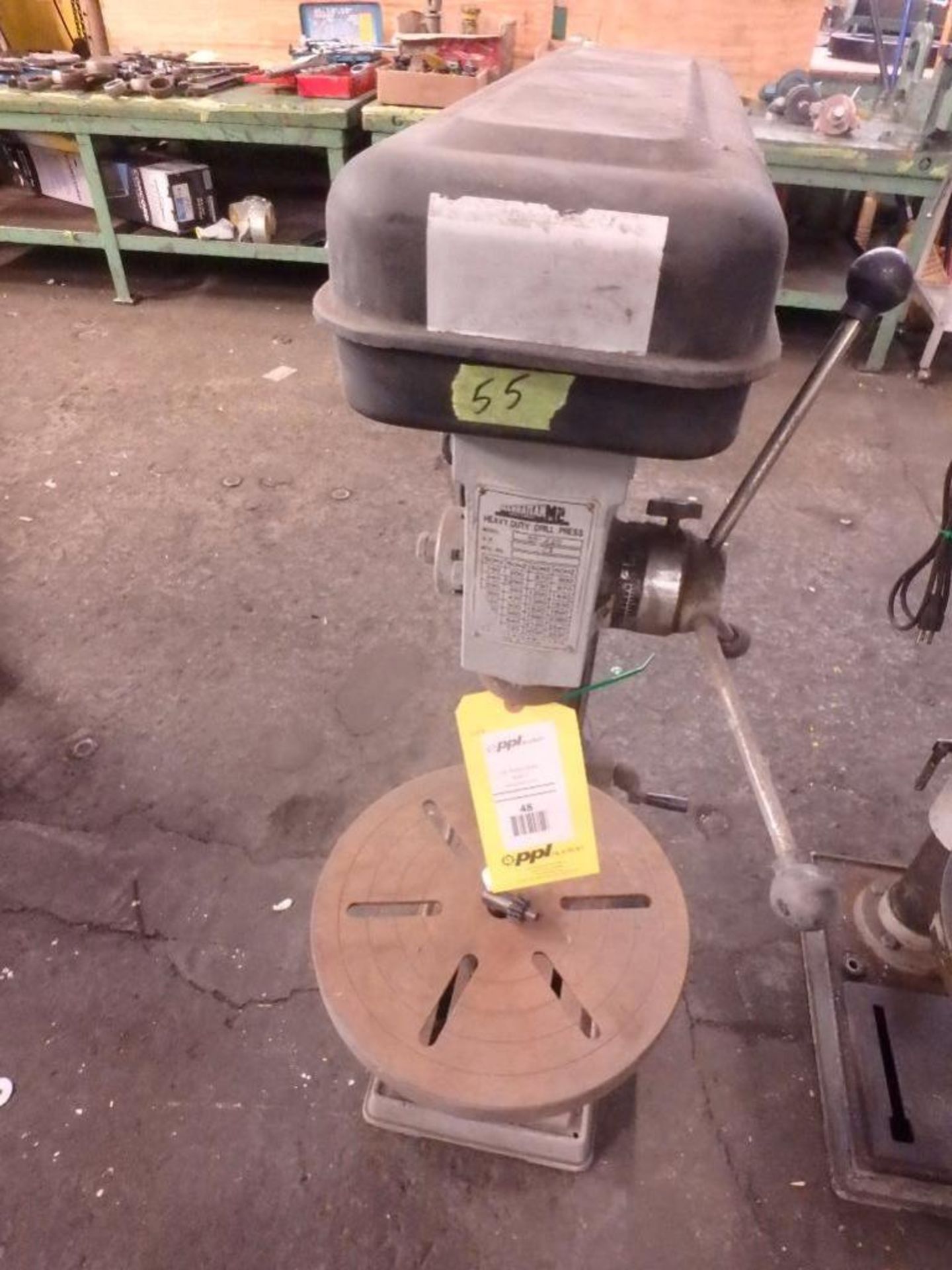 Manhattan Supply Co. 1/2 HP Heavy Duty Drill Press, M/N 951220, Mfg. No. 172605