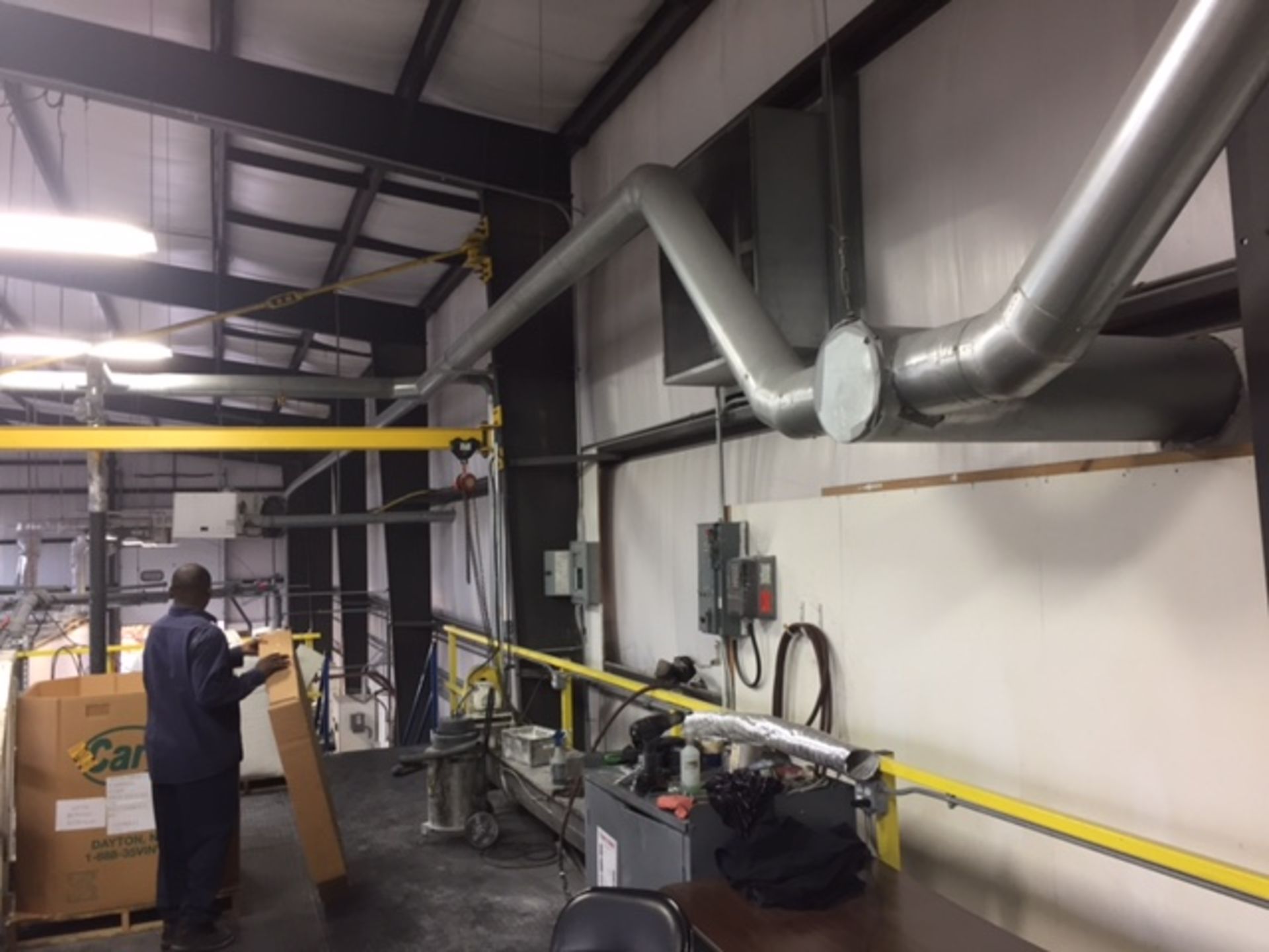 LOT: Dust Collector with Ducting. LATE REMOVAL - 12/9/2016 - Image 4 of 4